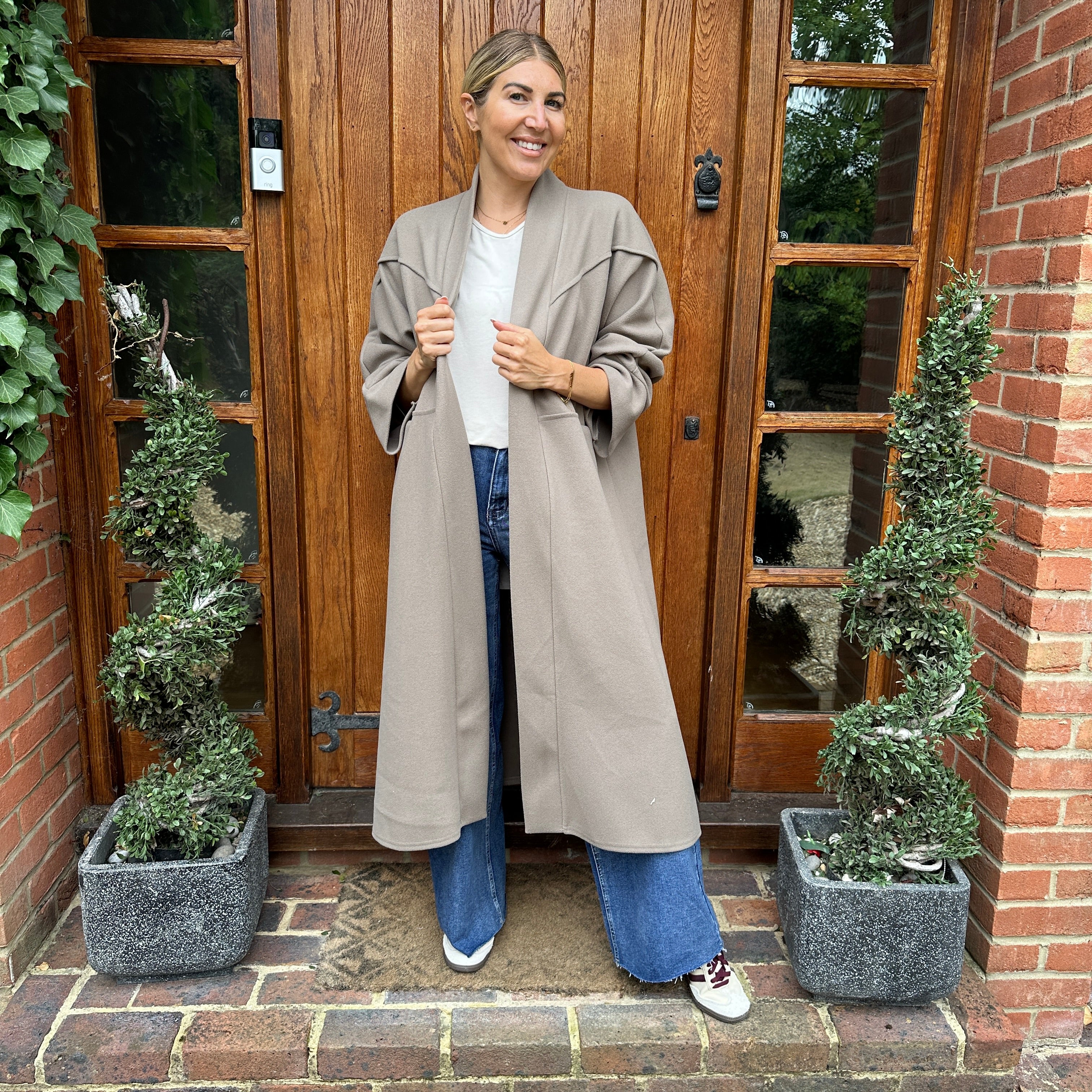 Frank Duster Coat - Blush Boutique Essex