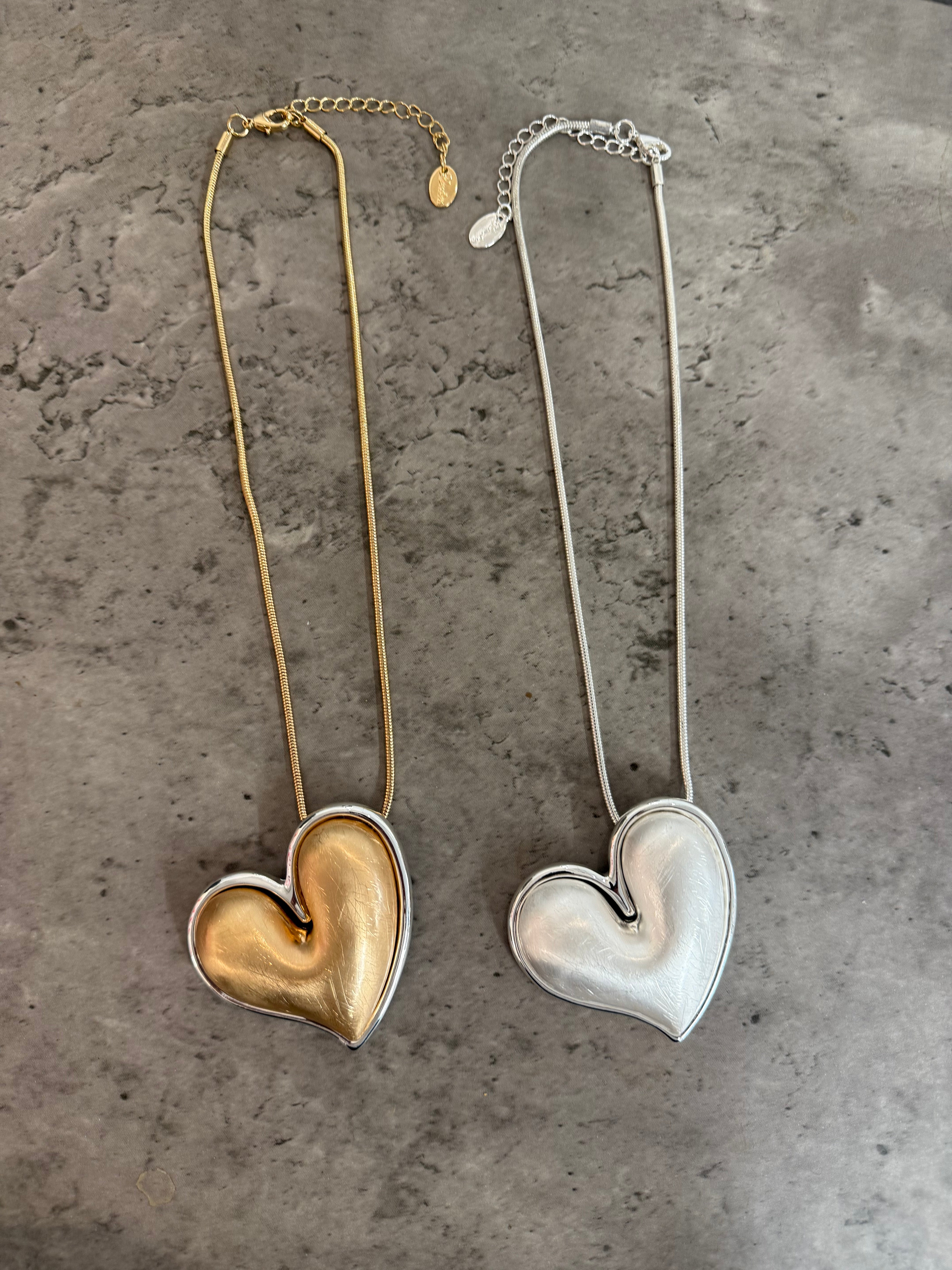 Hazel heart necklace