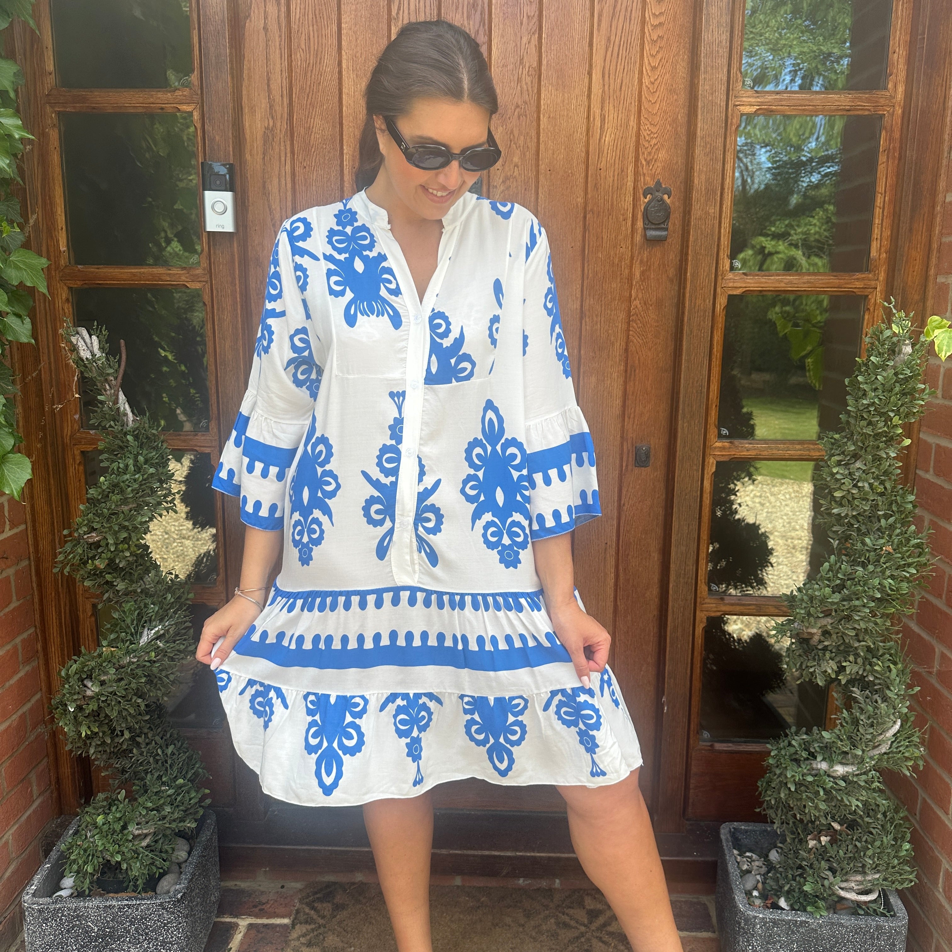 Frankie Swing Dress Blush Boutique Essex