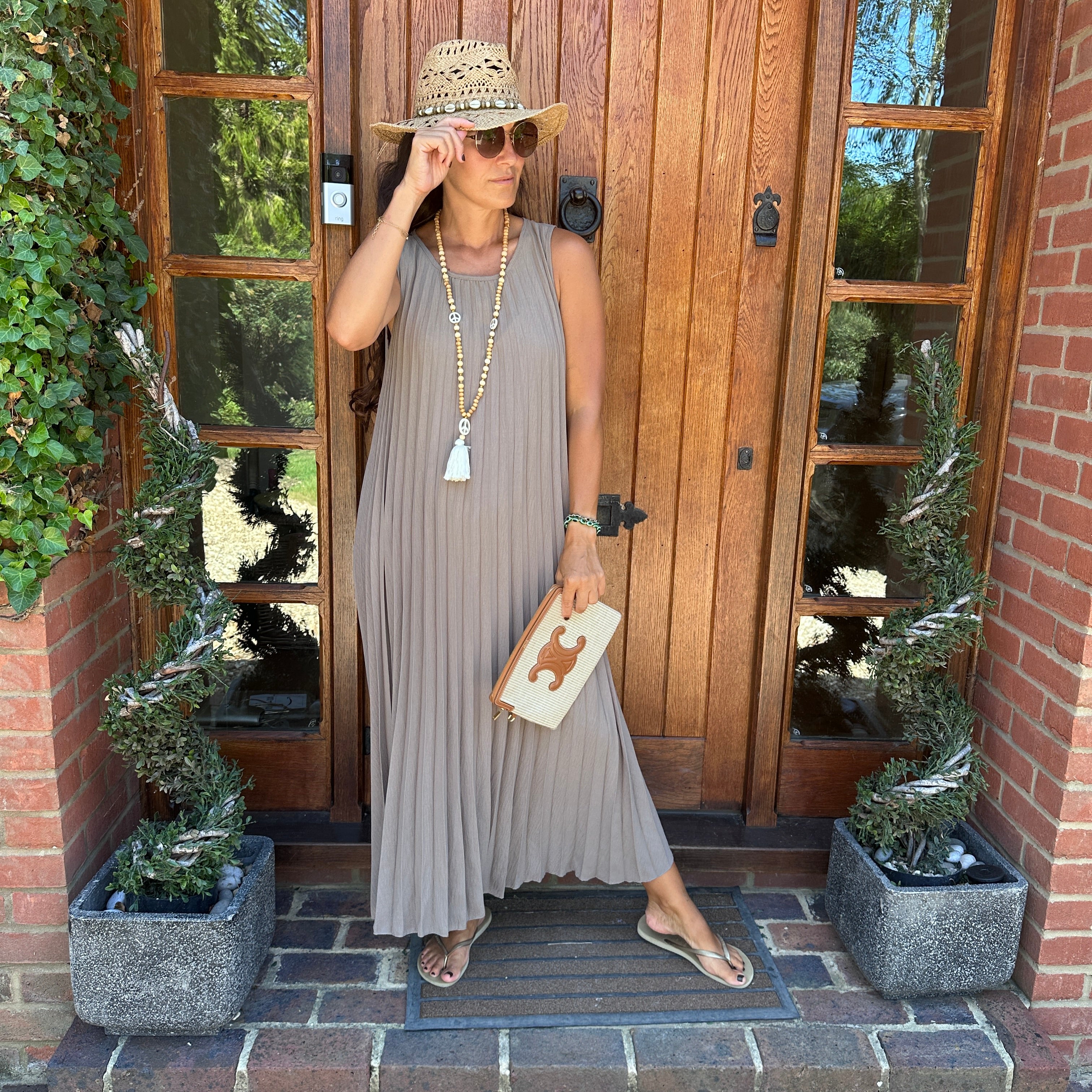 Mia Pleated Maxi