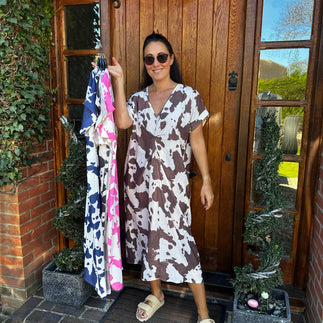 Daisy Knot Dress - Blush Boutique Essex