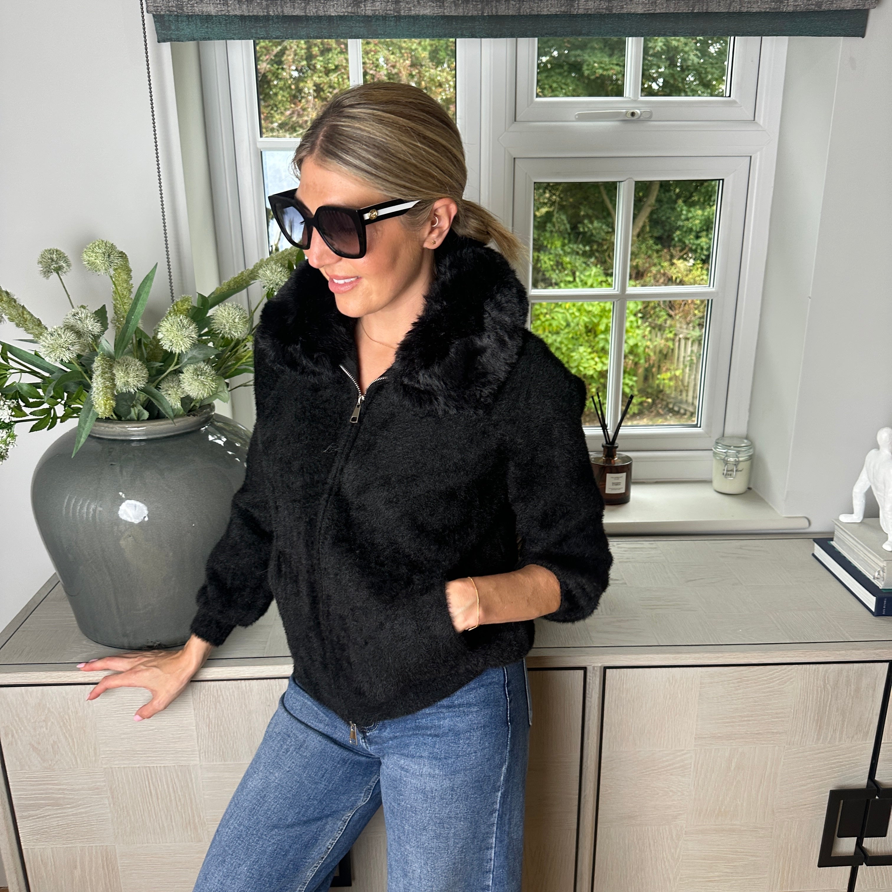 Cozi Fur Cardigan