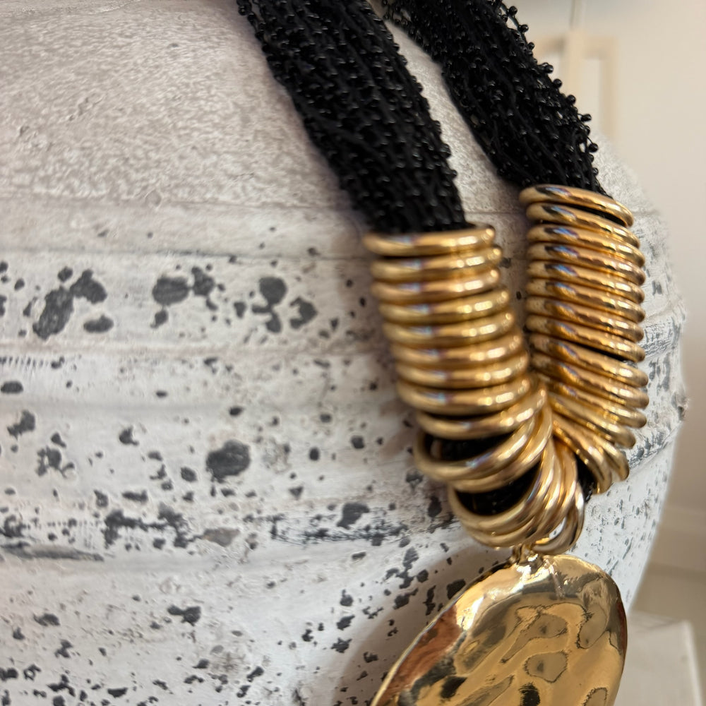 Otis Statement Necklace - Blush Boutique Essex