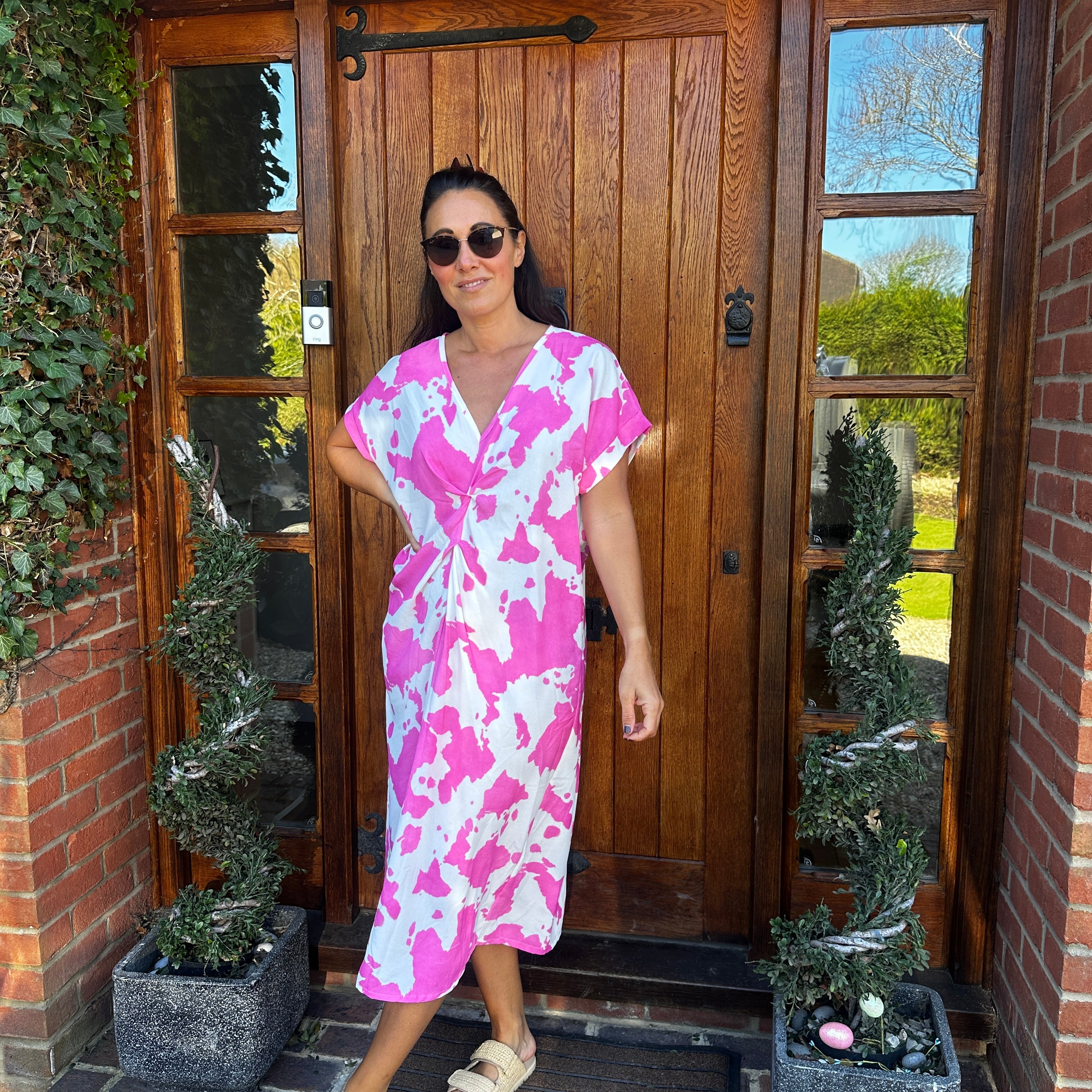 Daisy Knot Dress - Blush Boutique Essex