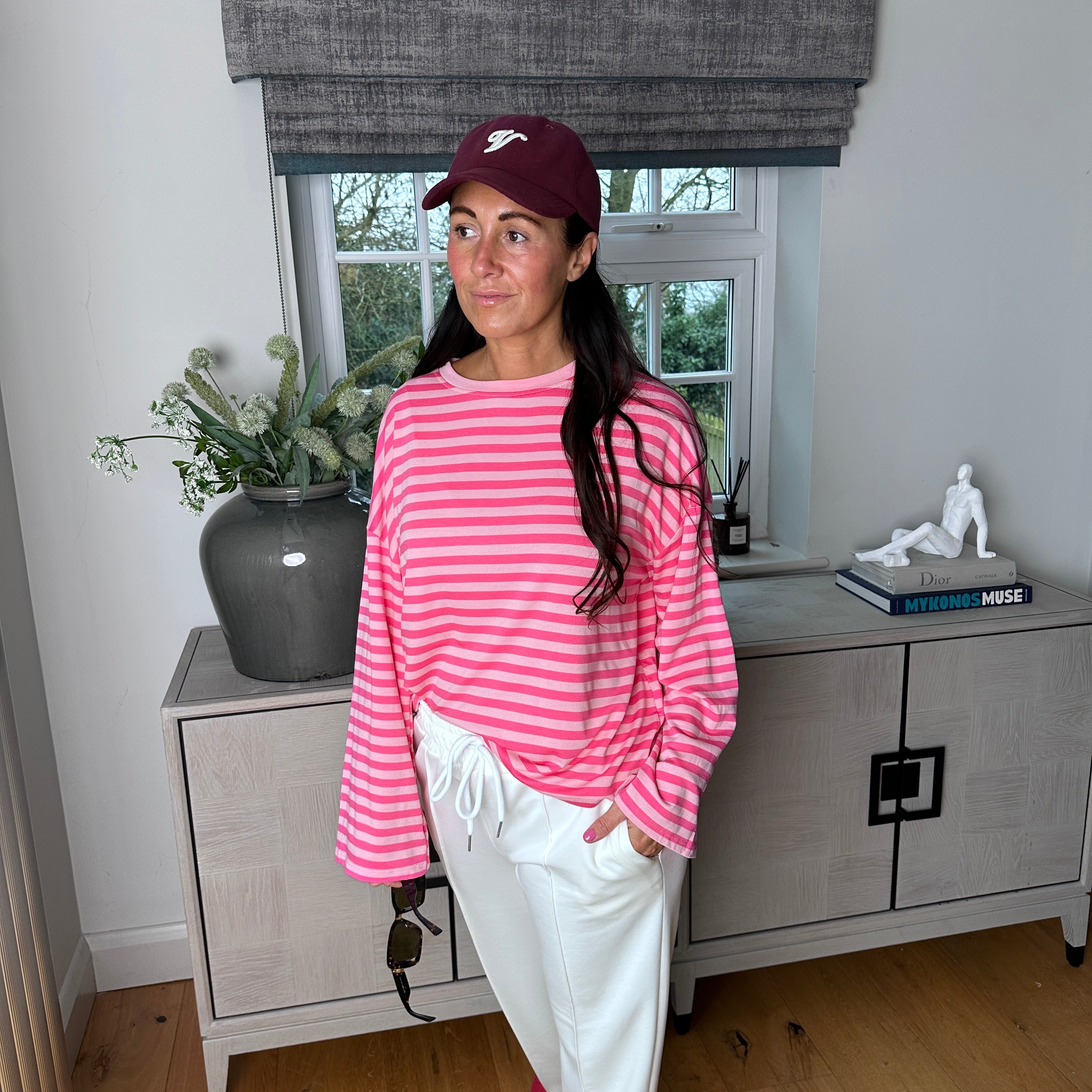 Dorris Stripe Slub Top