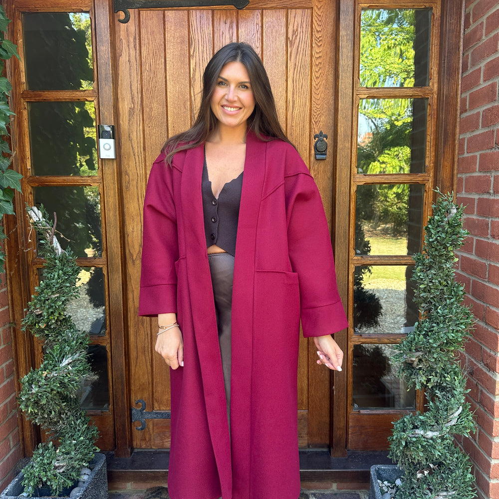 Frank Duster Coat - Blush Boutique Essex