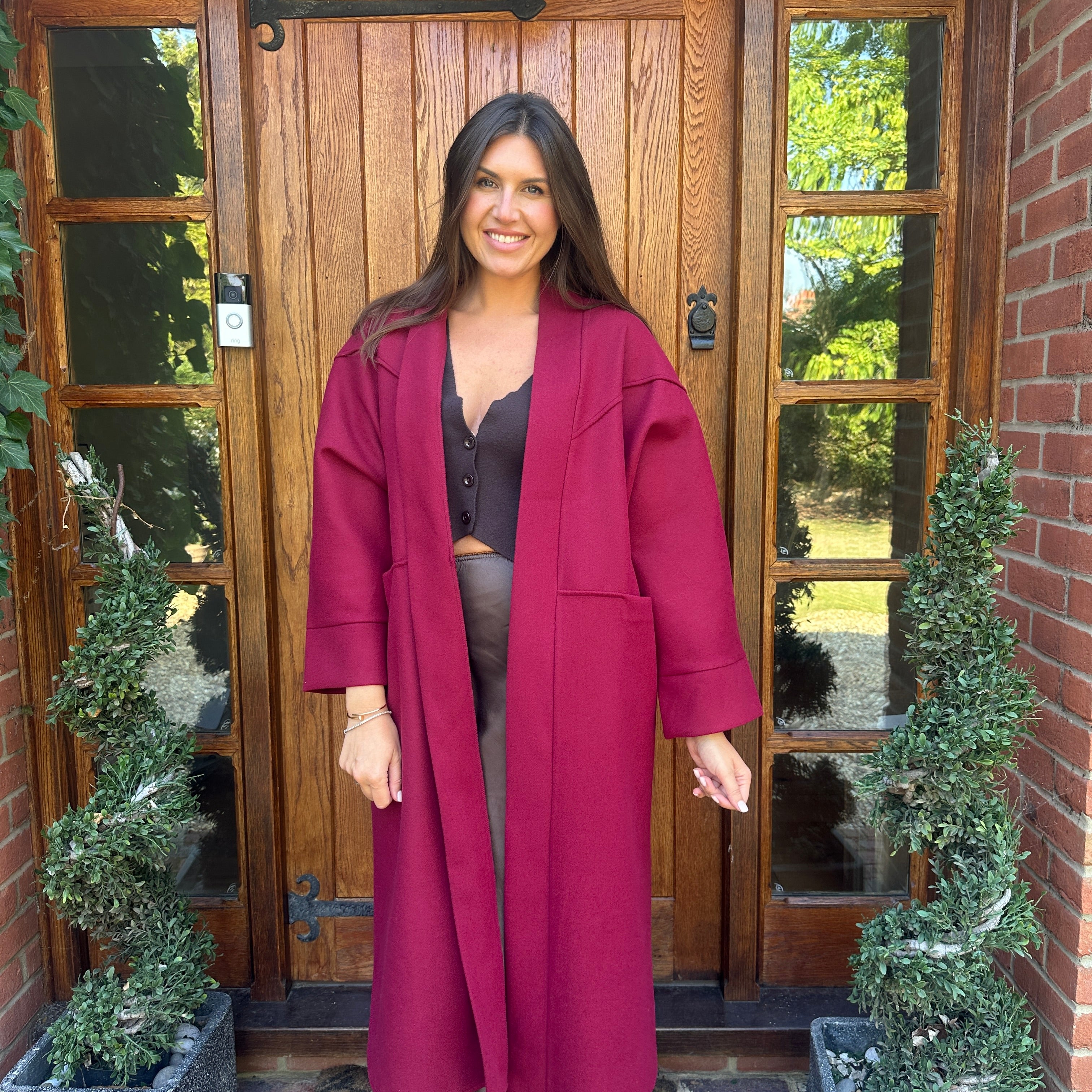 Frank Duster Coat - Blush Boutique Essex