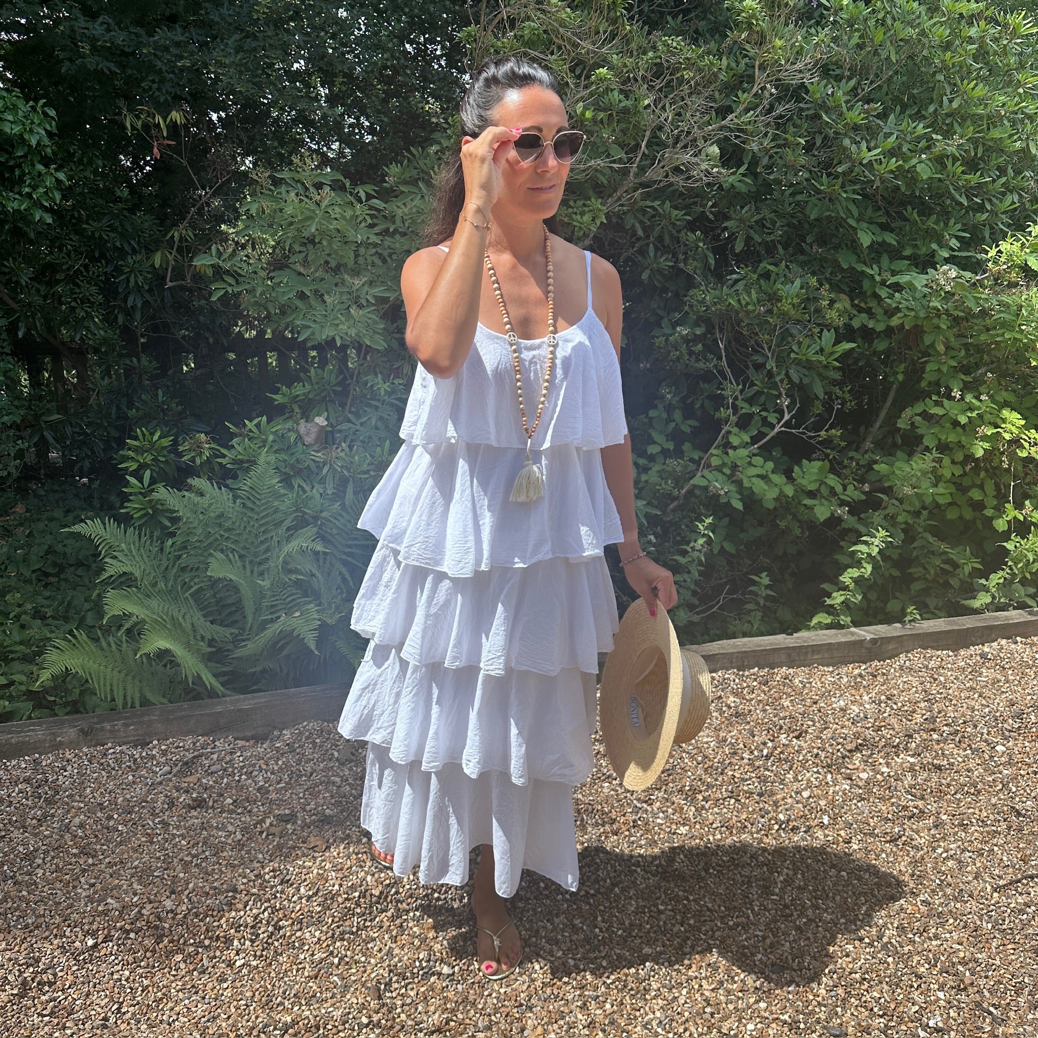 Violet Ruffle Dress