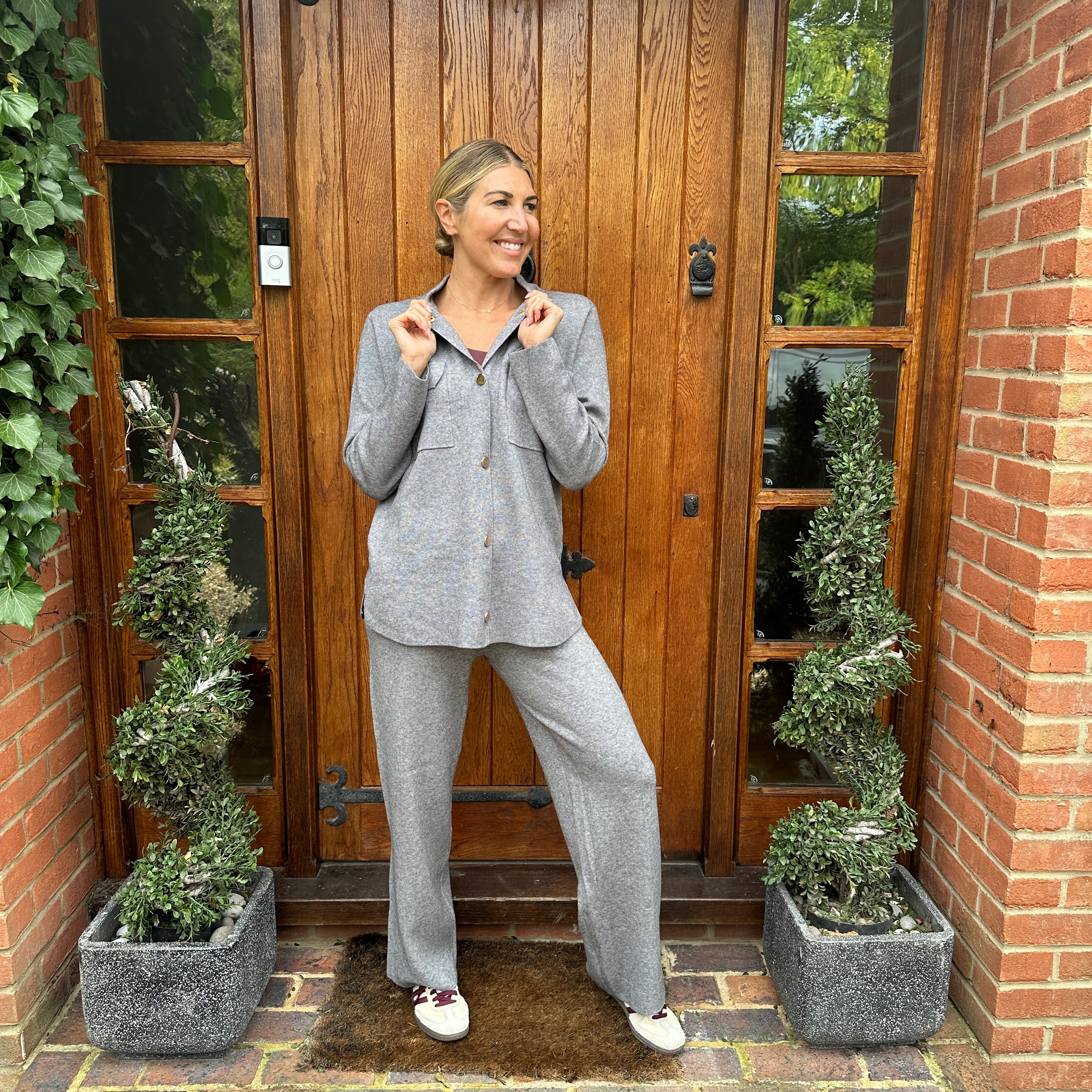 Juliette Button Co Ord - Blush Boutique Essex