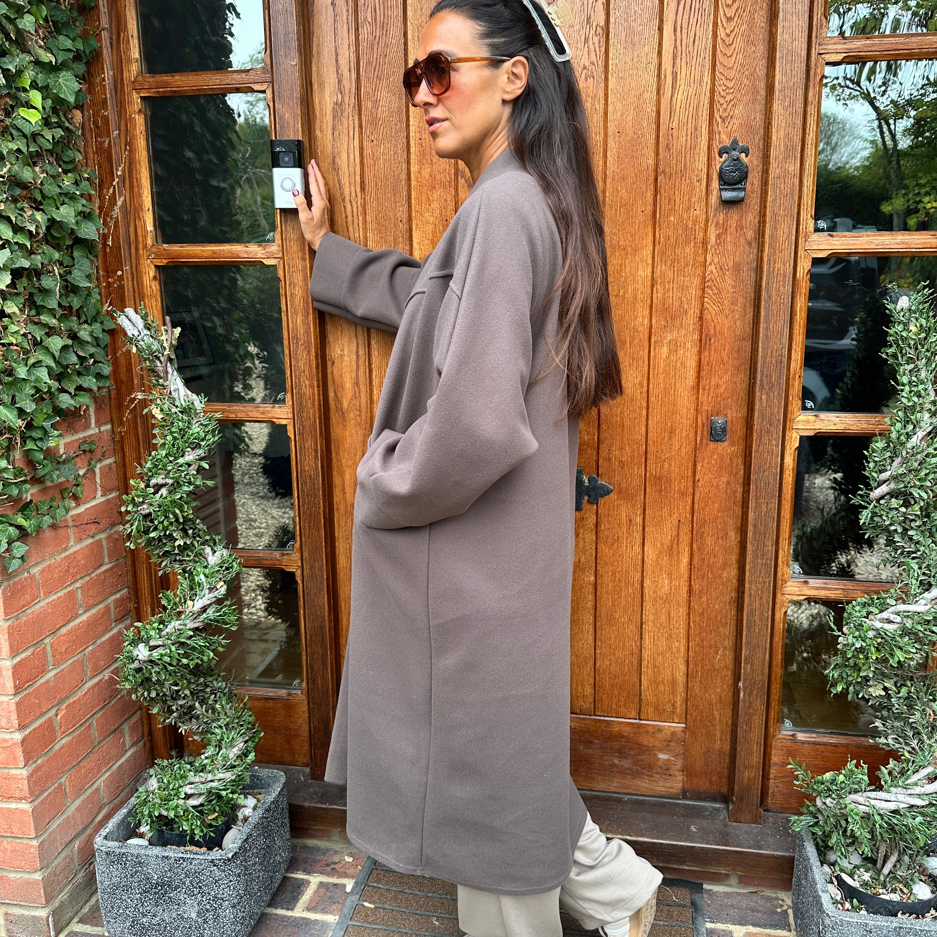 Frank Duster Coat - Blush Boutique Essex