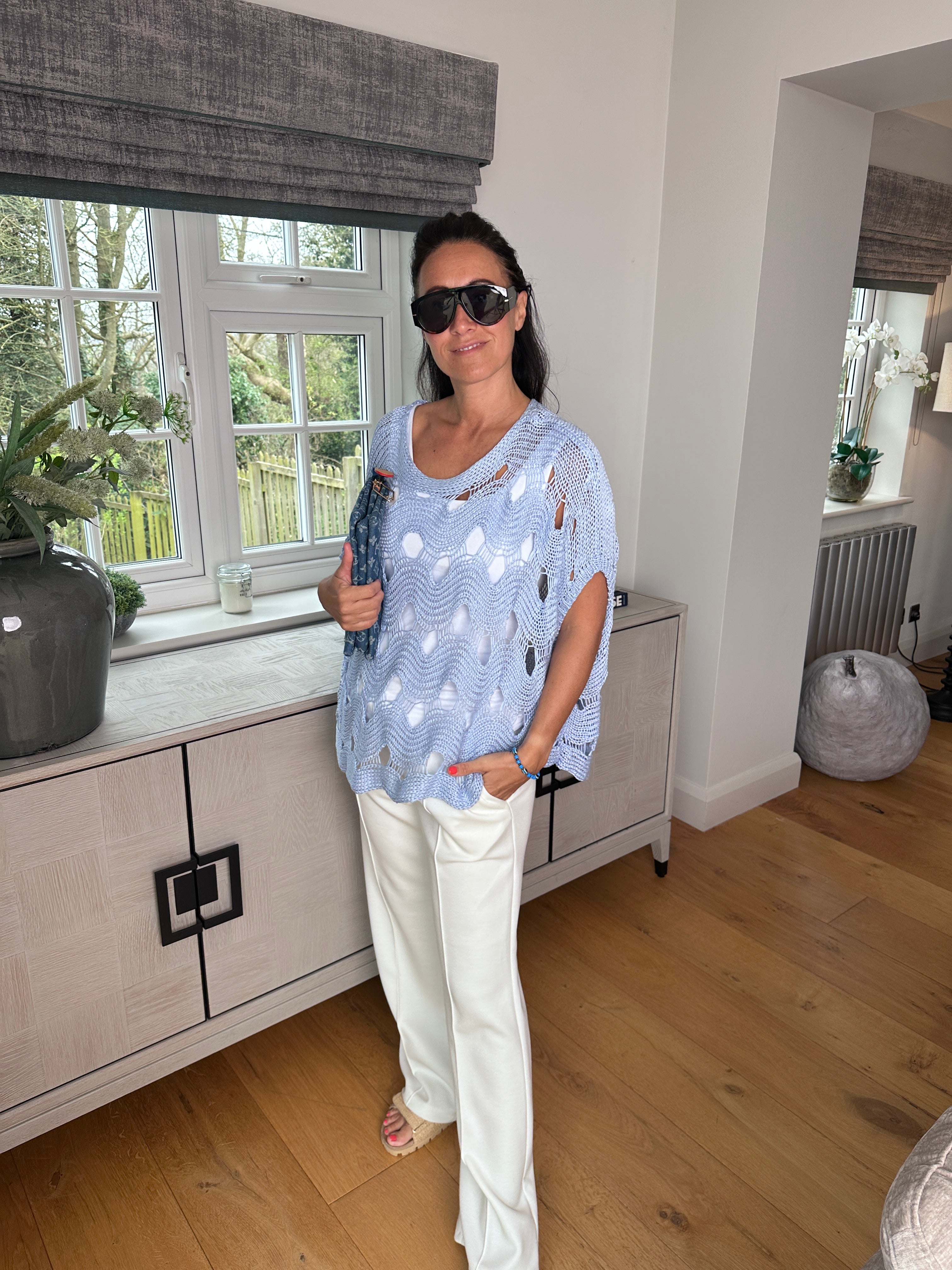 Saffron Crochet Knit - Blush Boutique Essex