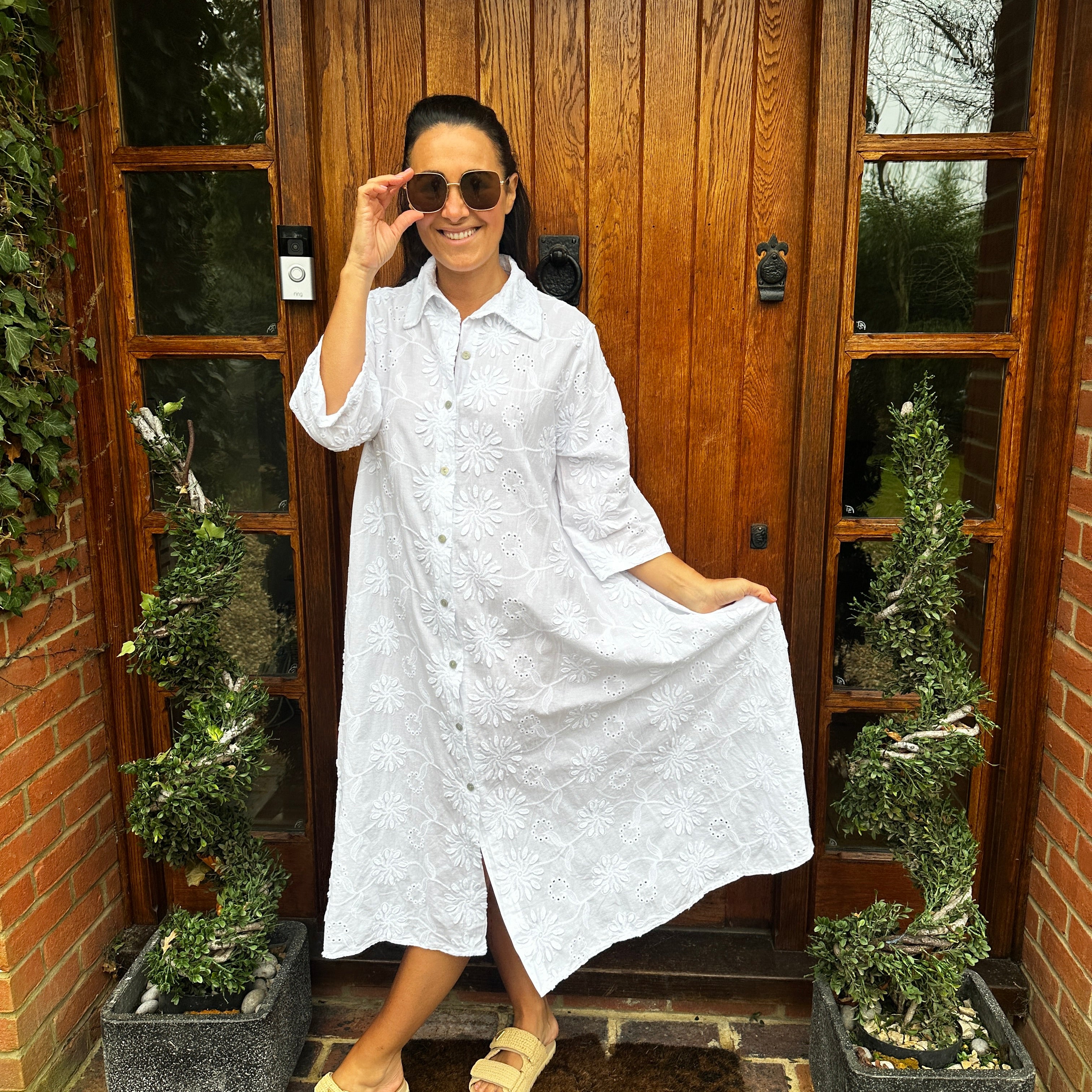 Poppy Embroidered Dress