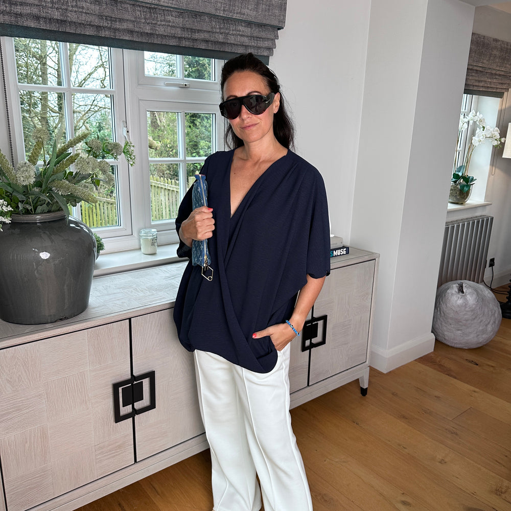 Stacey drape top - Blush Boutique Essex