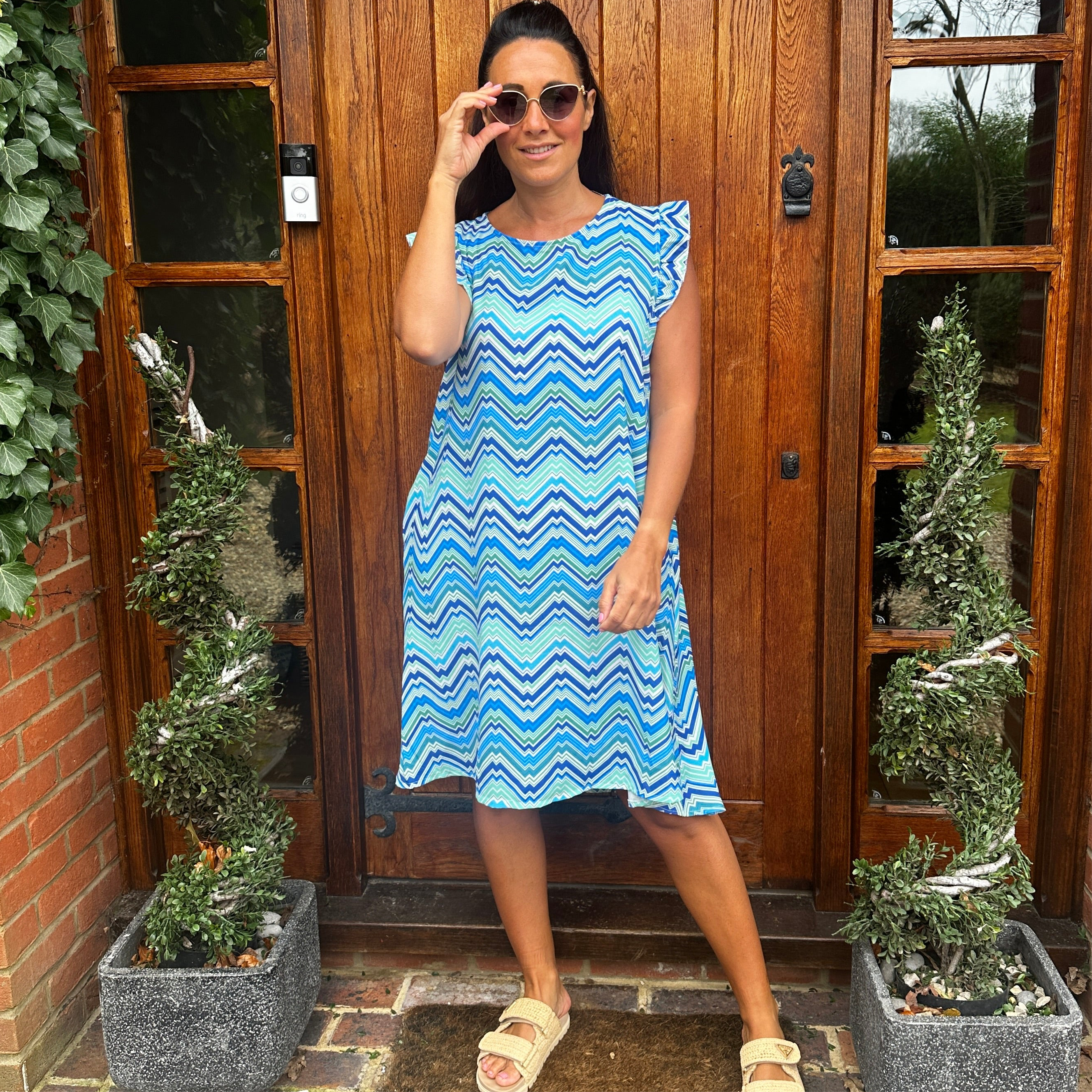 Mimi Button Dress - Blush Boutique Essex