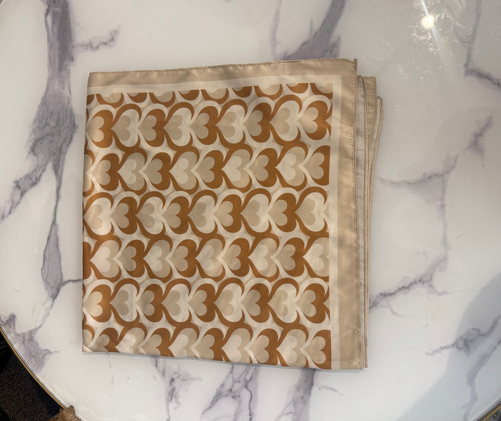 Hannah heart neck scarf - Blush Boutique Essex