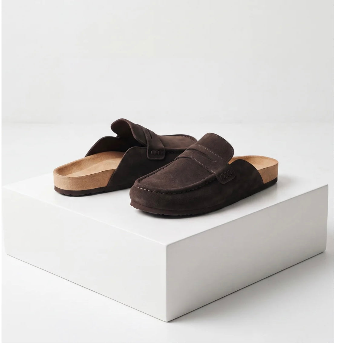 Harley leather mules