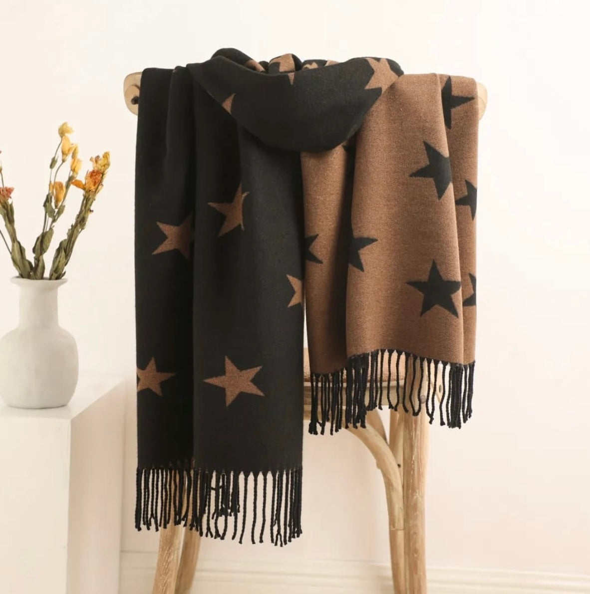 Sienna star scarf - Blush Boutique Essex