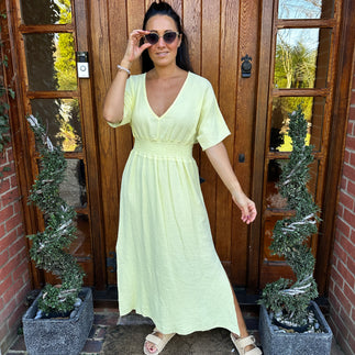 Chloe Cotton Cheesecloth Dress - Blush Boutique Essex