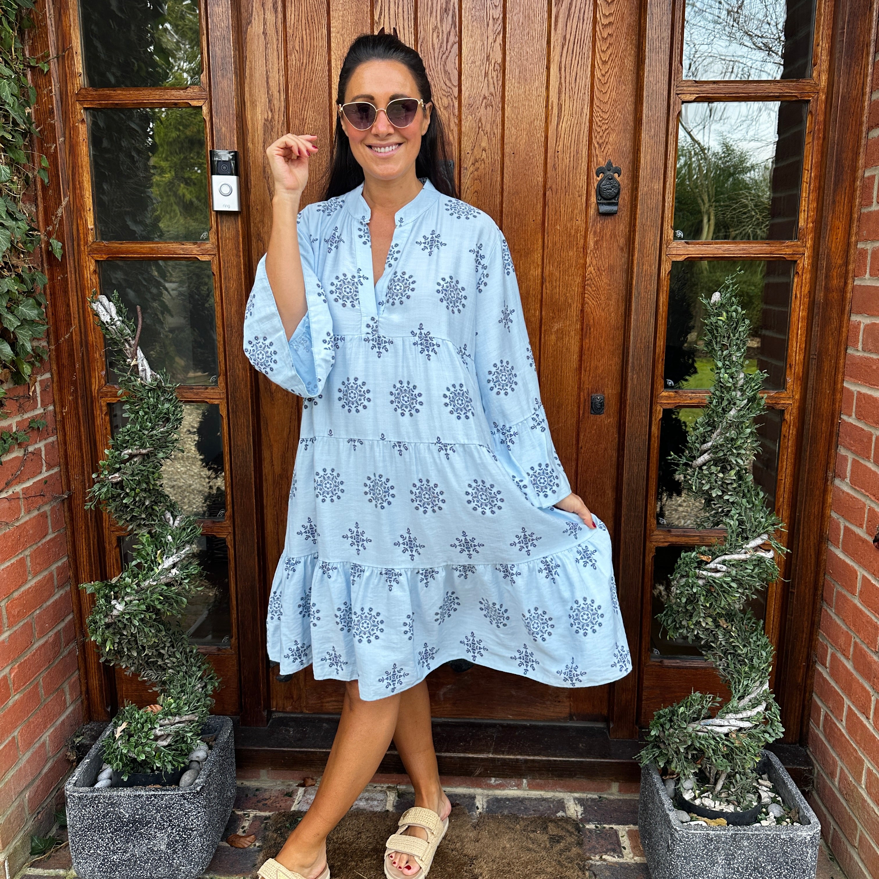 Delilah Swing Dress - Blush Boutique Essex