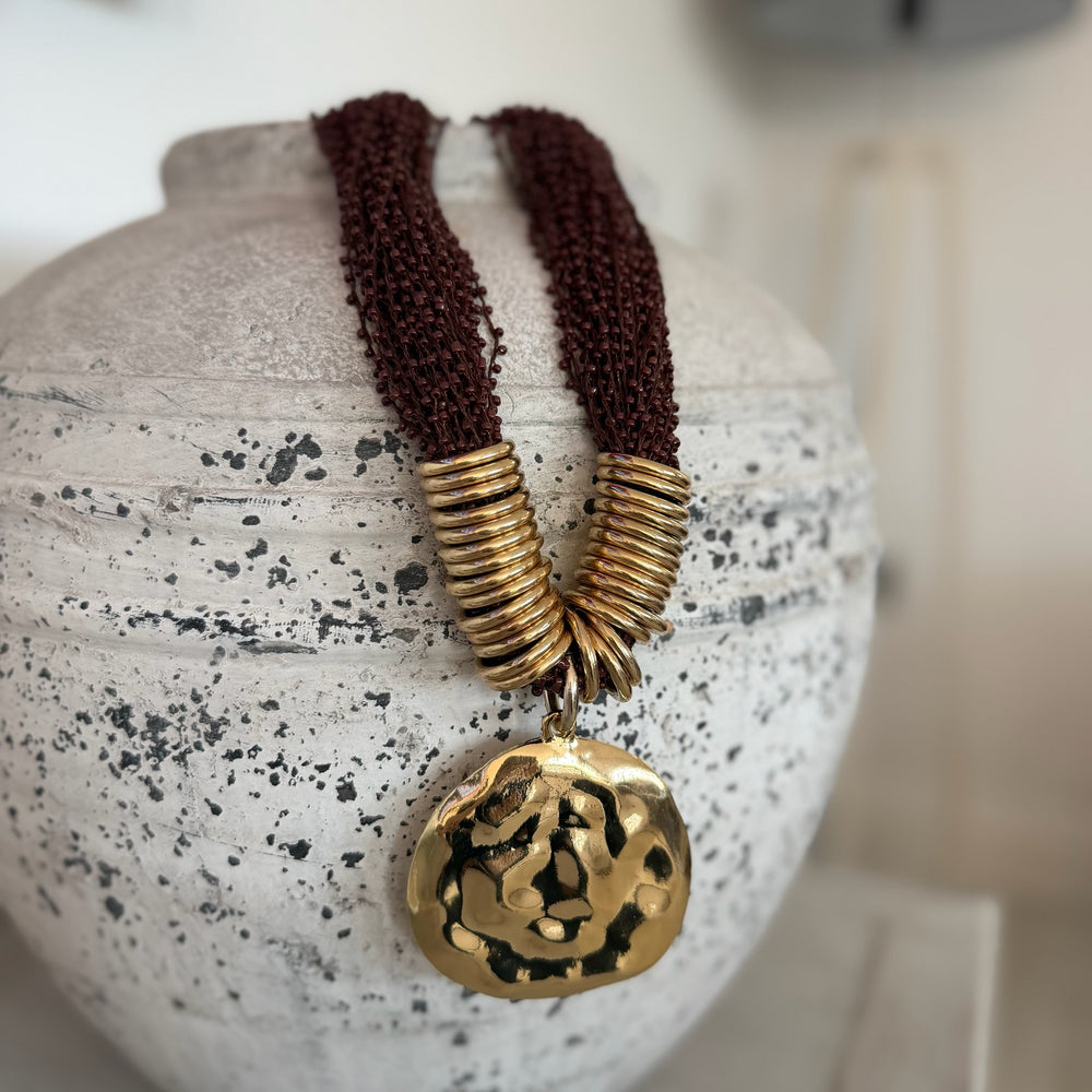 Otis Statement Necklace - Blush Boutique Essex