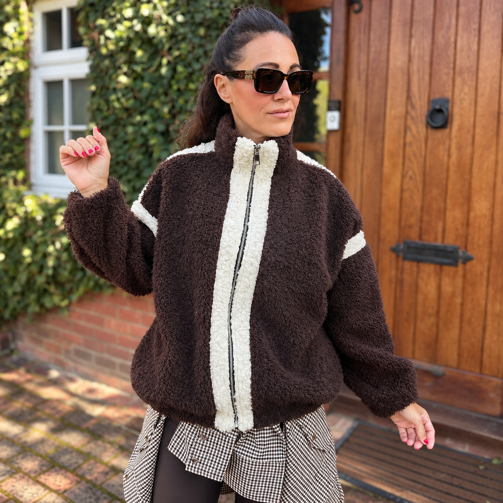 Axel Teddy Jacket - Blush Boutique Essex