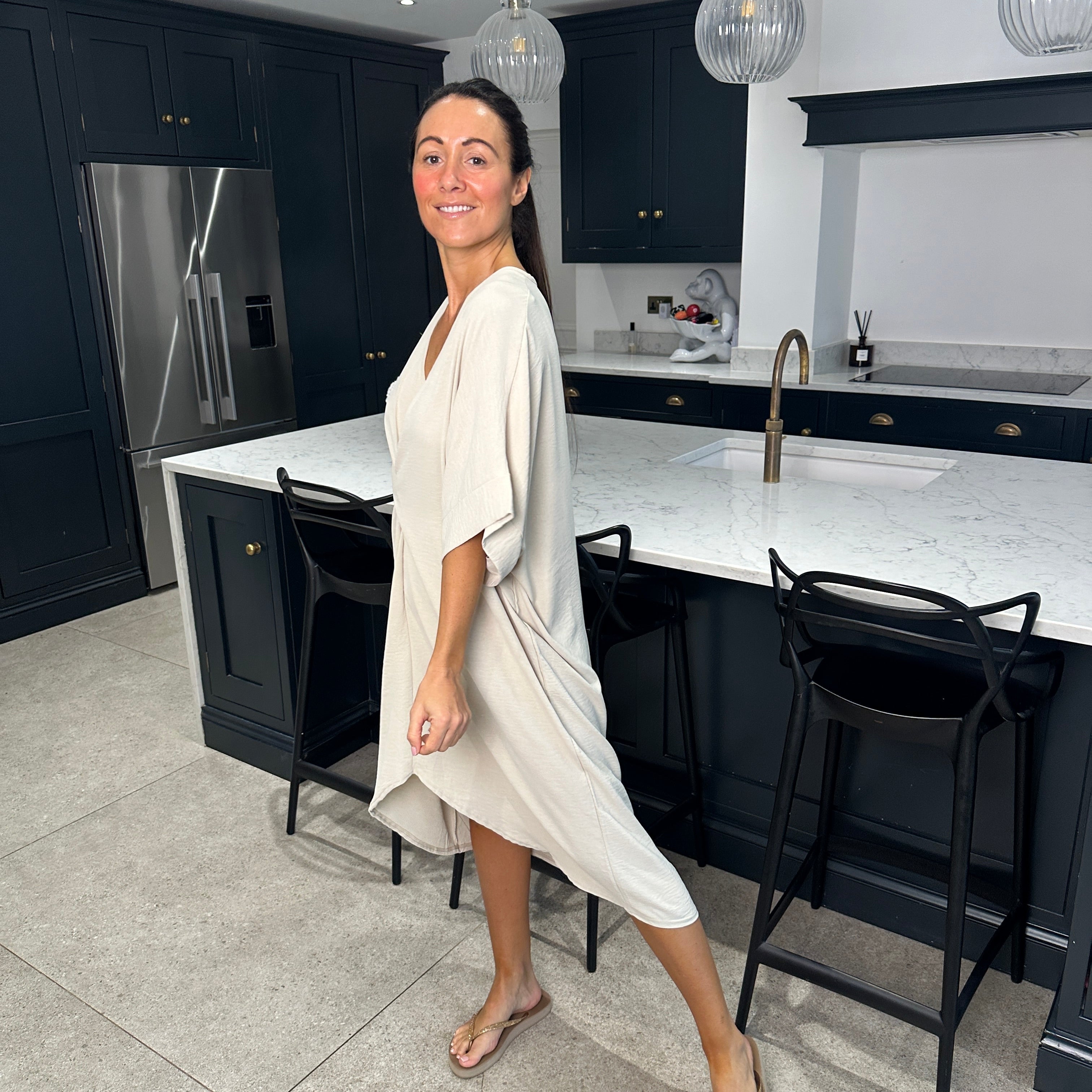 Tiffany Knot Dress - Blush Boutique Essex