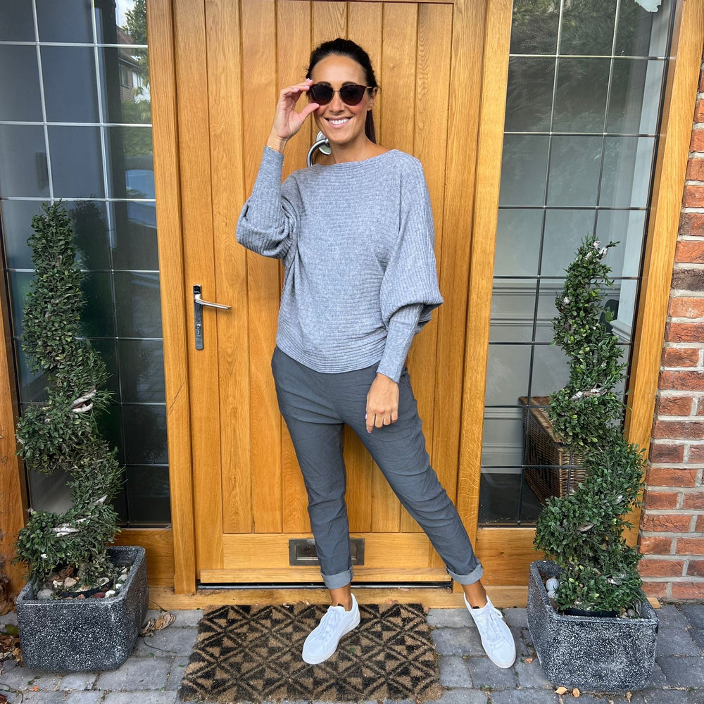 Sammie Ribbed Jumper - Blush Boutique Essex