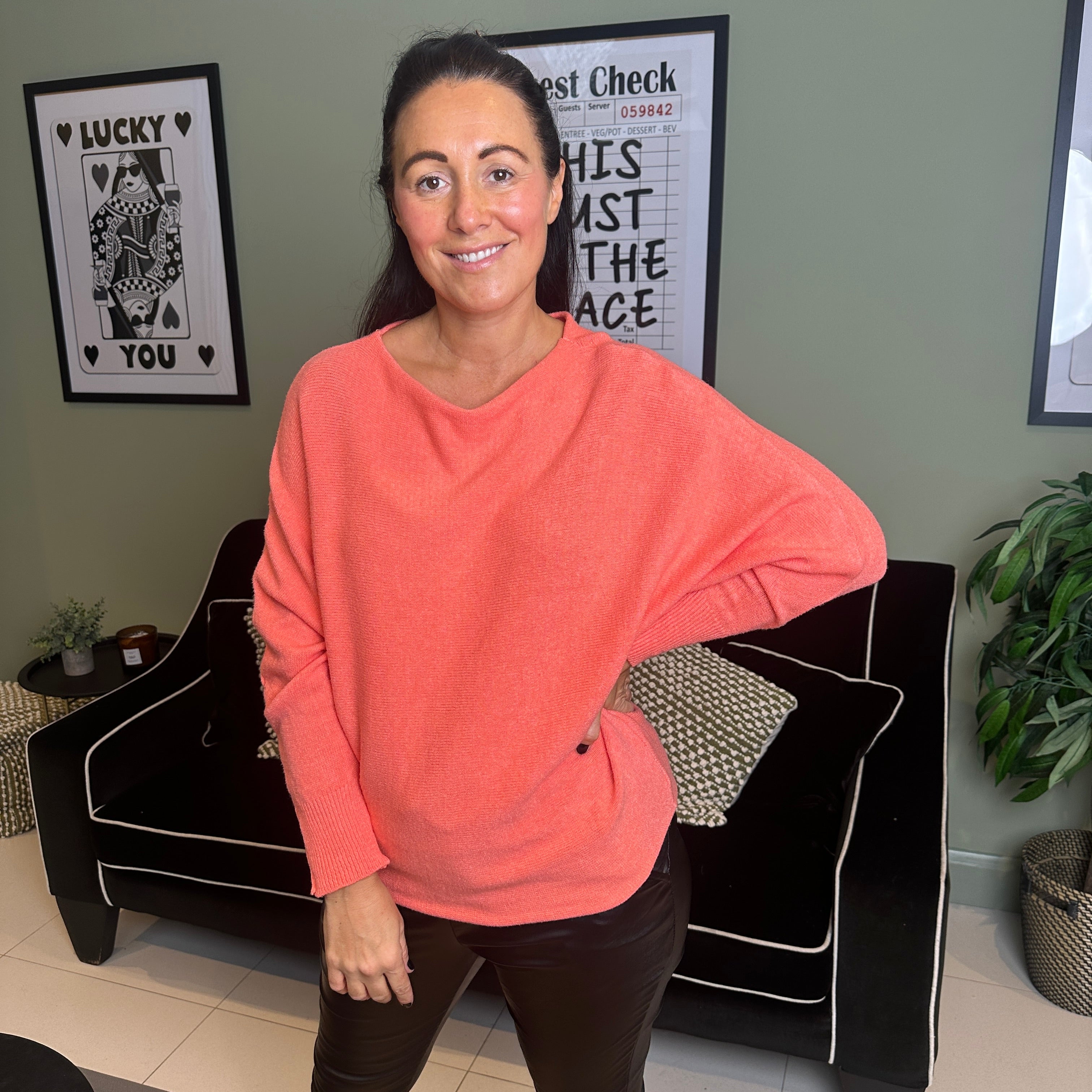 Bree Soft Knit Jumper - Blush Boutique Essex