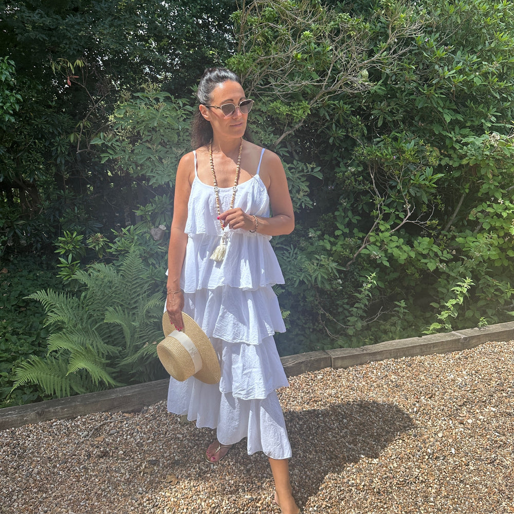 Violet Ruffle Dress