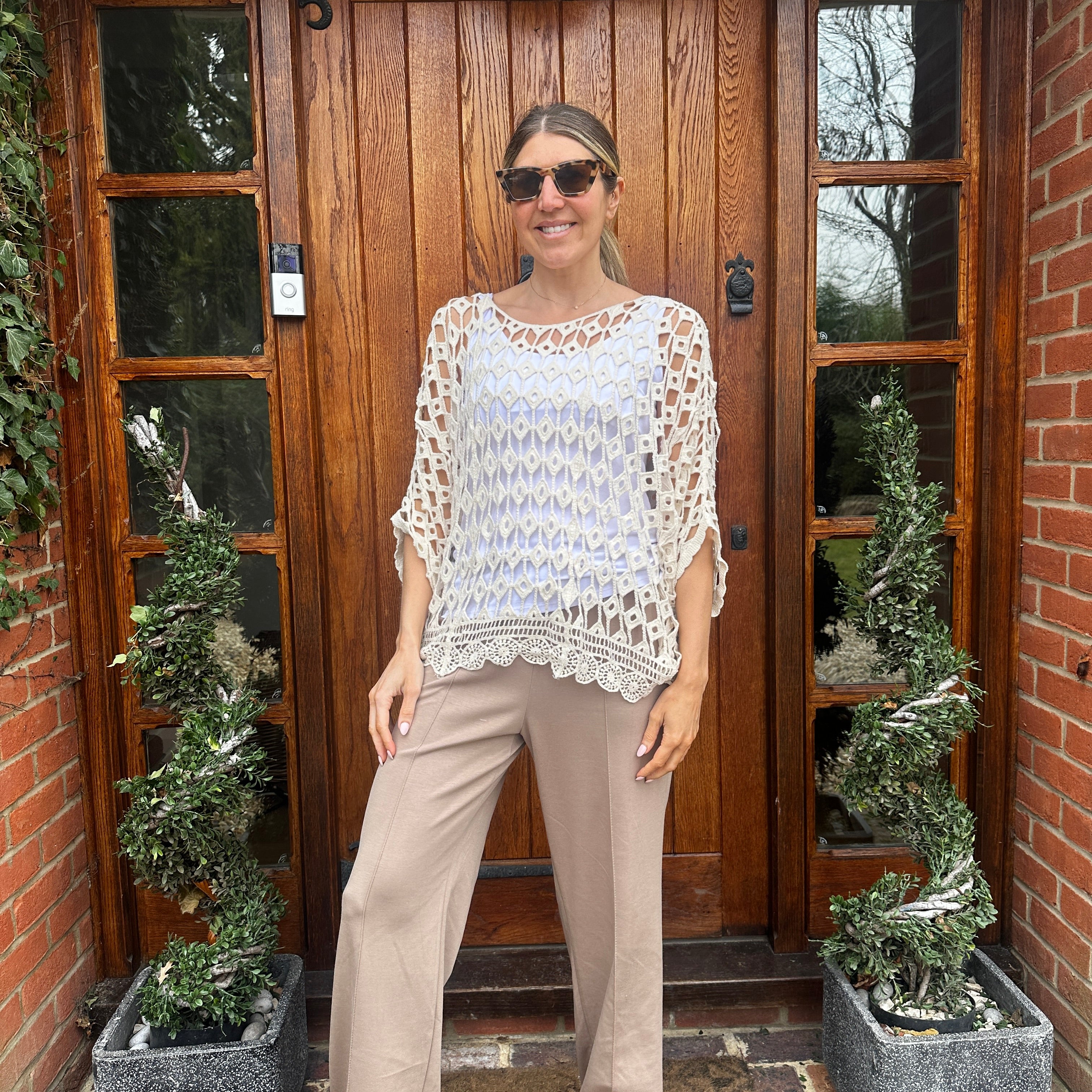 Belle Crochet Top - Blush Boutique Essex