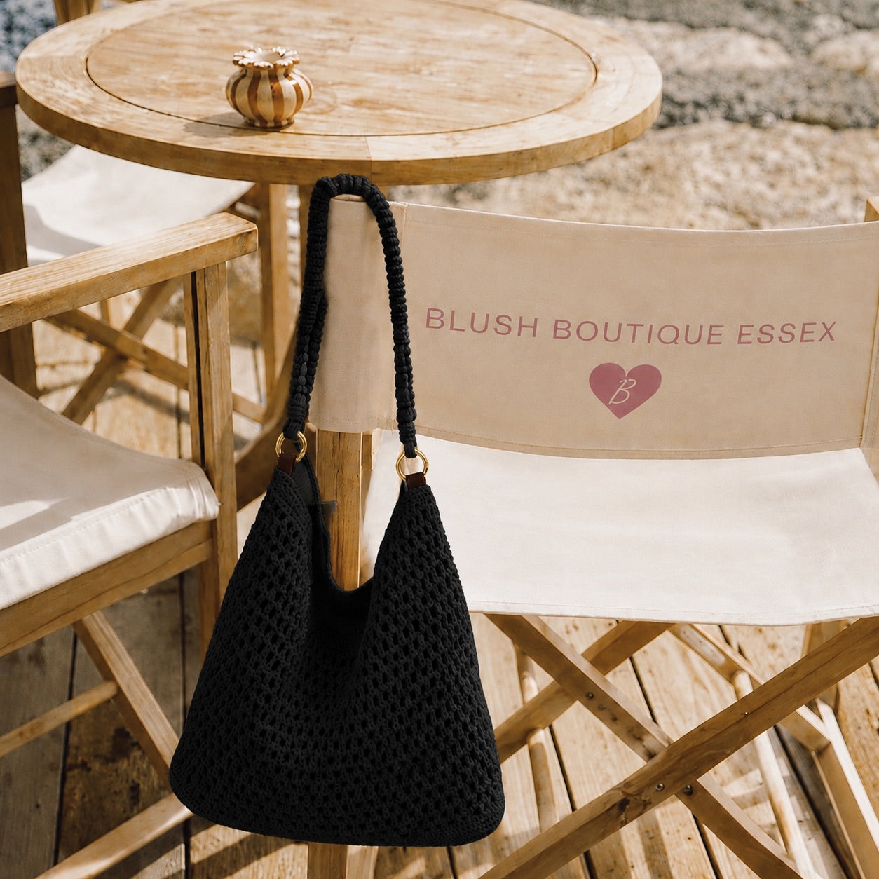 Palma crochet bag - Blush Boutique Essex