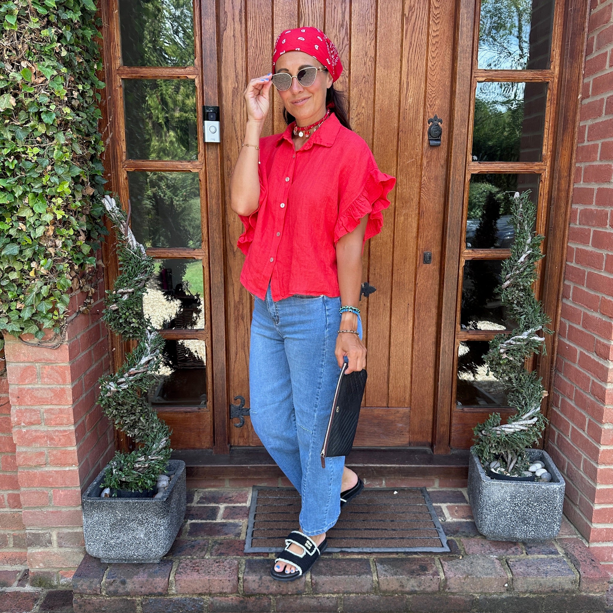 Kayla linen shirt