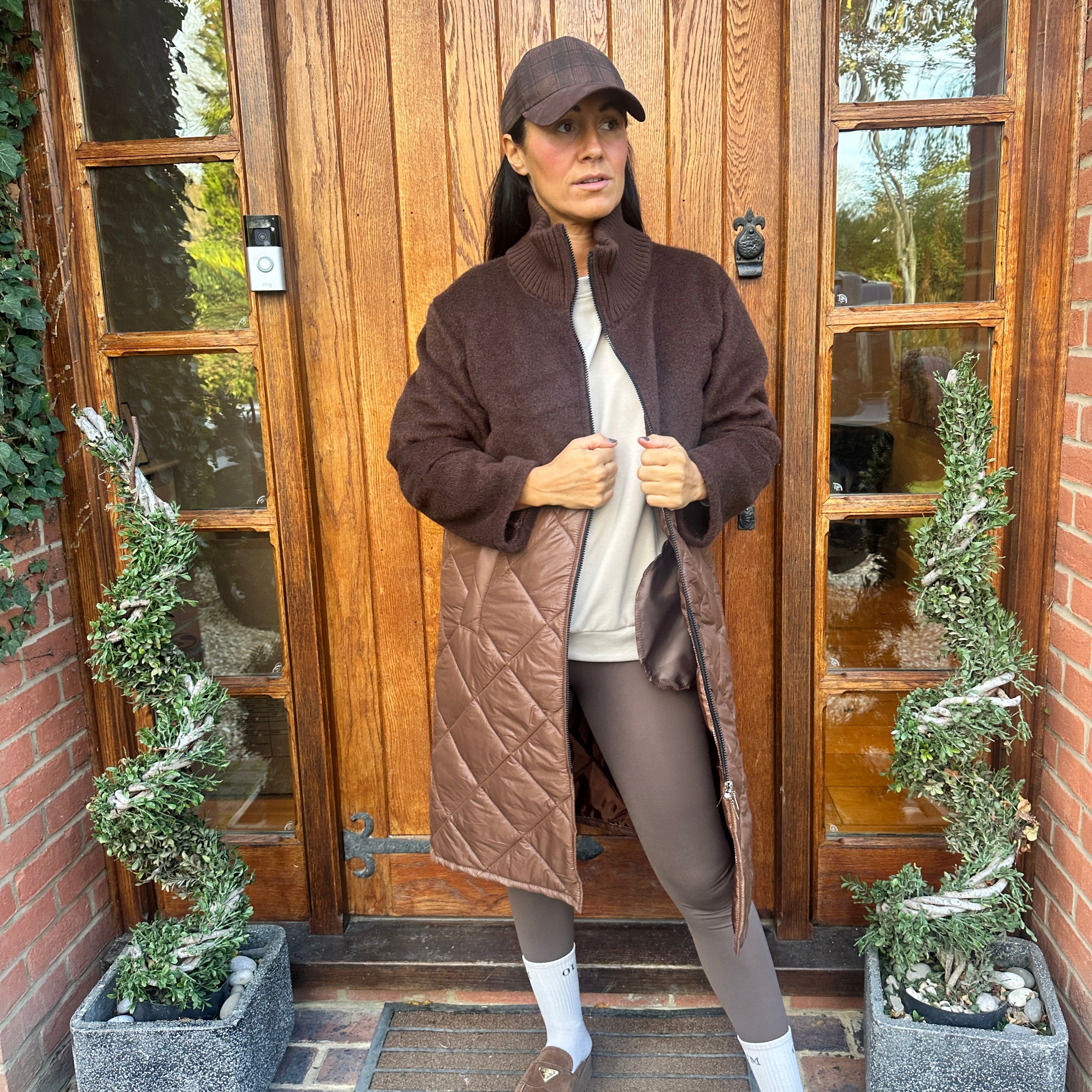 Jude Quilted Coat - Blush Boutique Essex