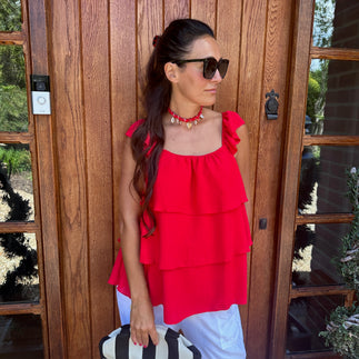 Leo Vest Top