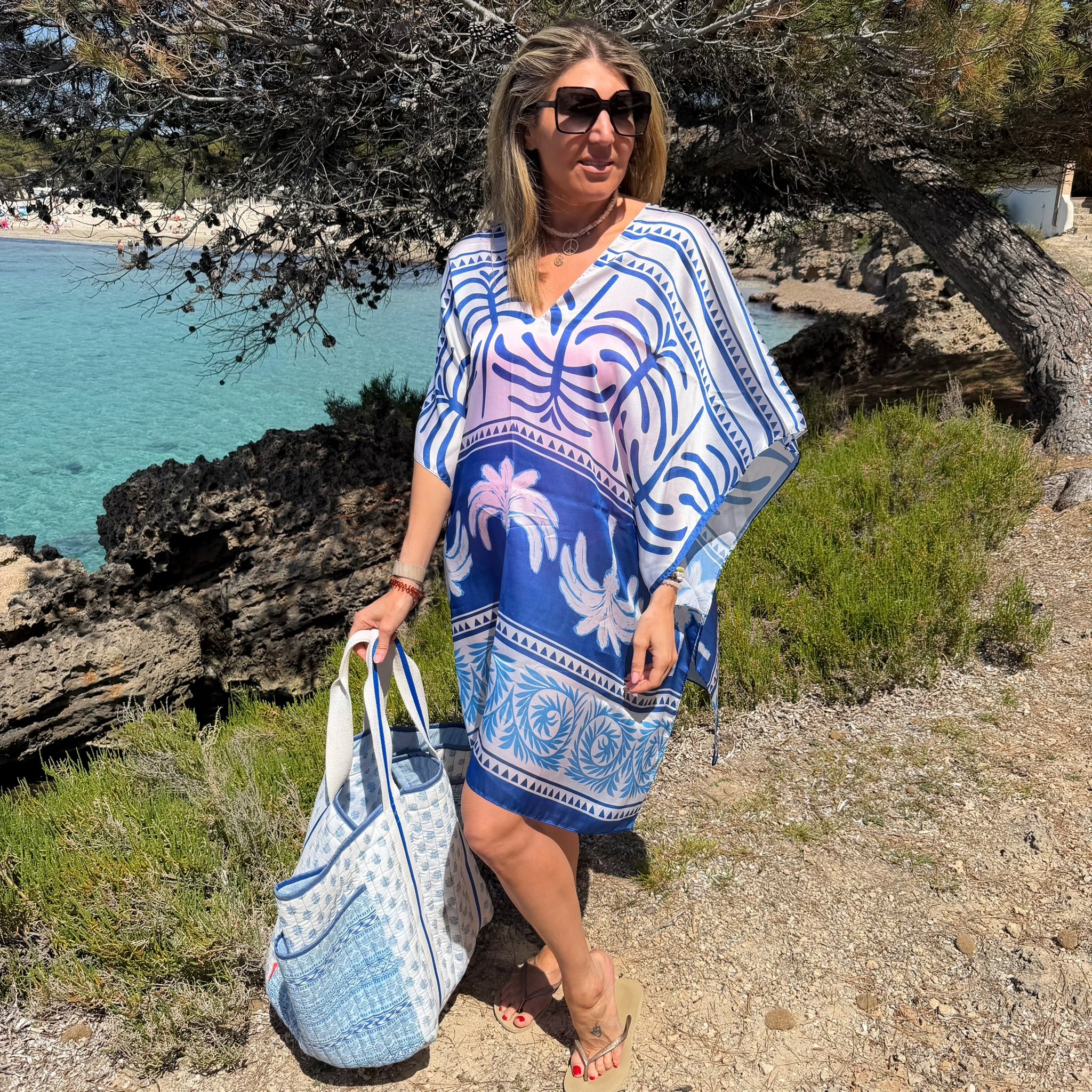 Palm Kaftan - Blush Boutique Essex
