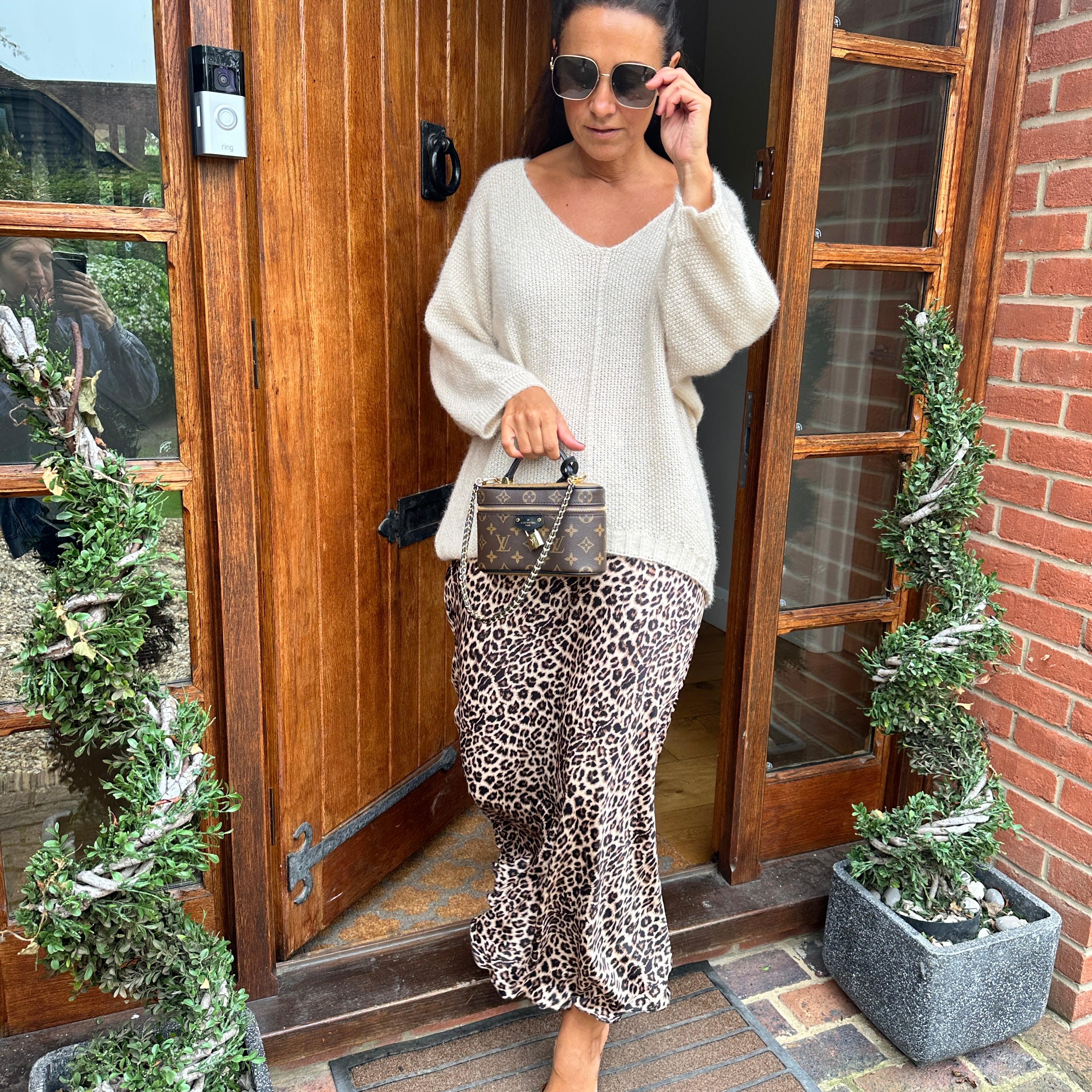 Tali Leopard Skirt