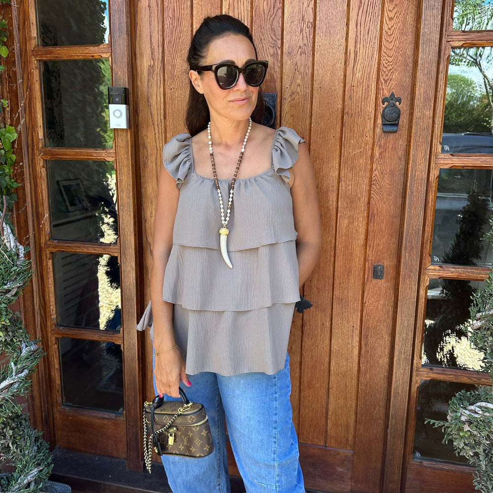 Leo Vest Top