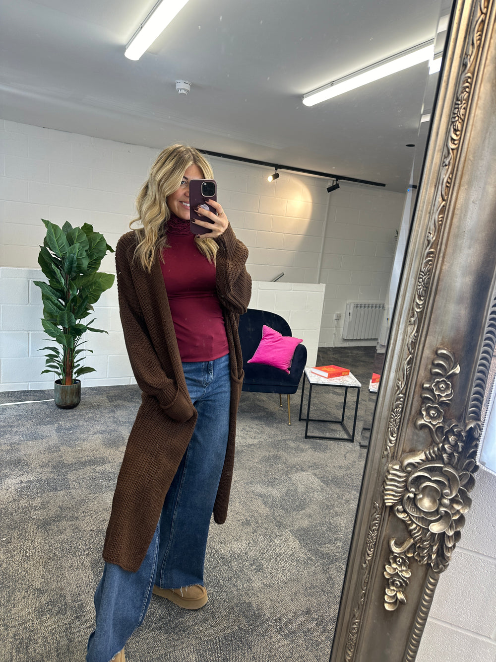 Ruche Roll Neck - Blush Boutique Essex