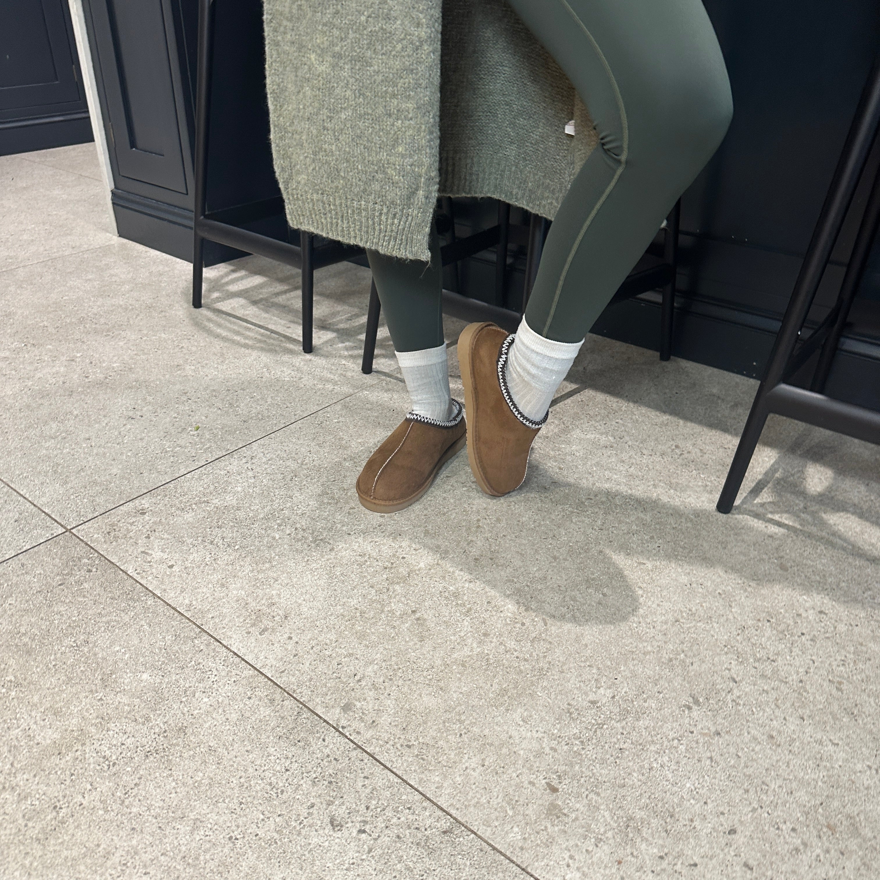 Kelly Snug Slipper Shoe Grey - Blush Boutique Essex