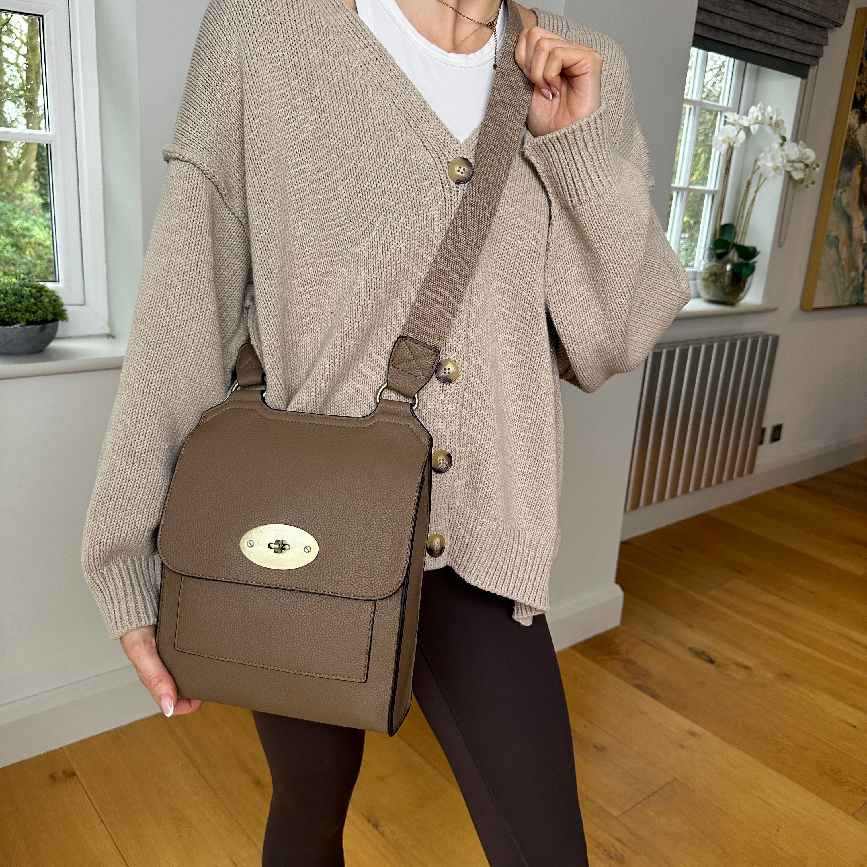 Crossbody Flap Bag - Blush Boutique Essex
