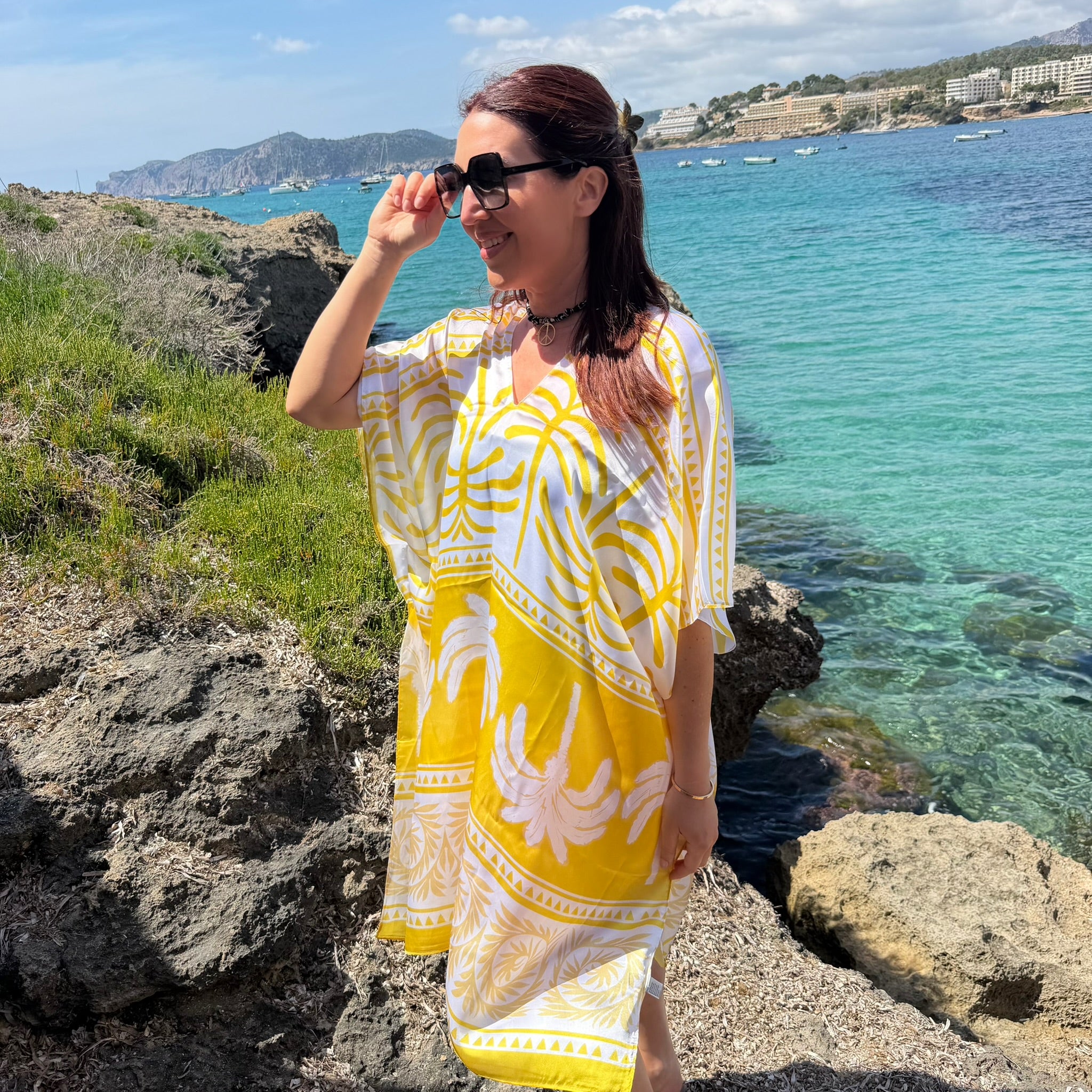 Palm Kaftan - Blush Boutique Essex