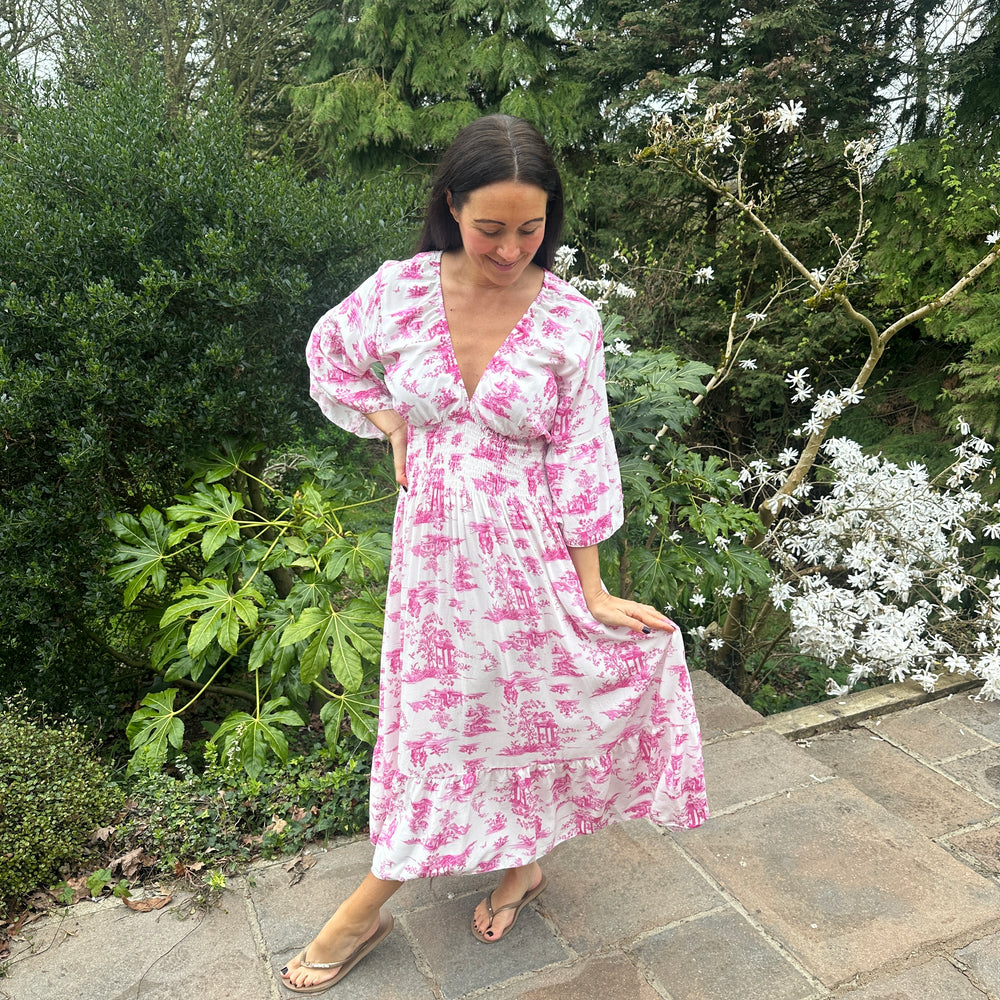 Maisie Printed Dress - Blush Boutique Essex
