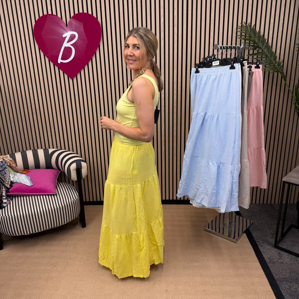 Francis Tiered skirt - Blush Boutique Essex