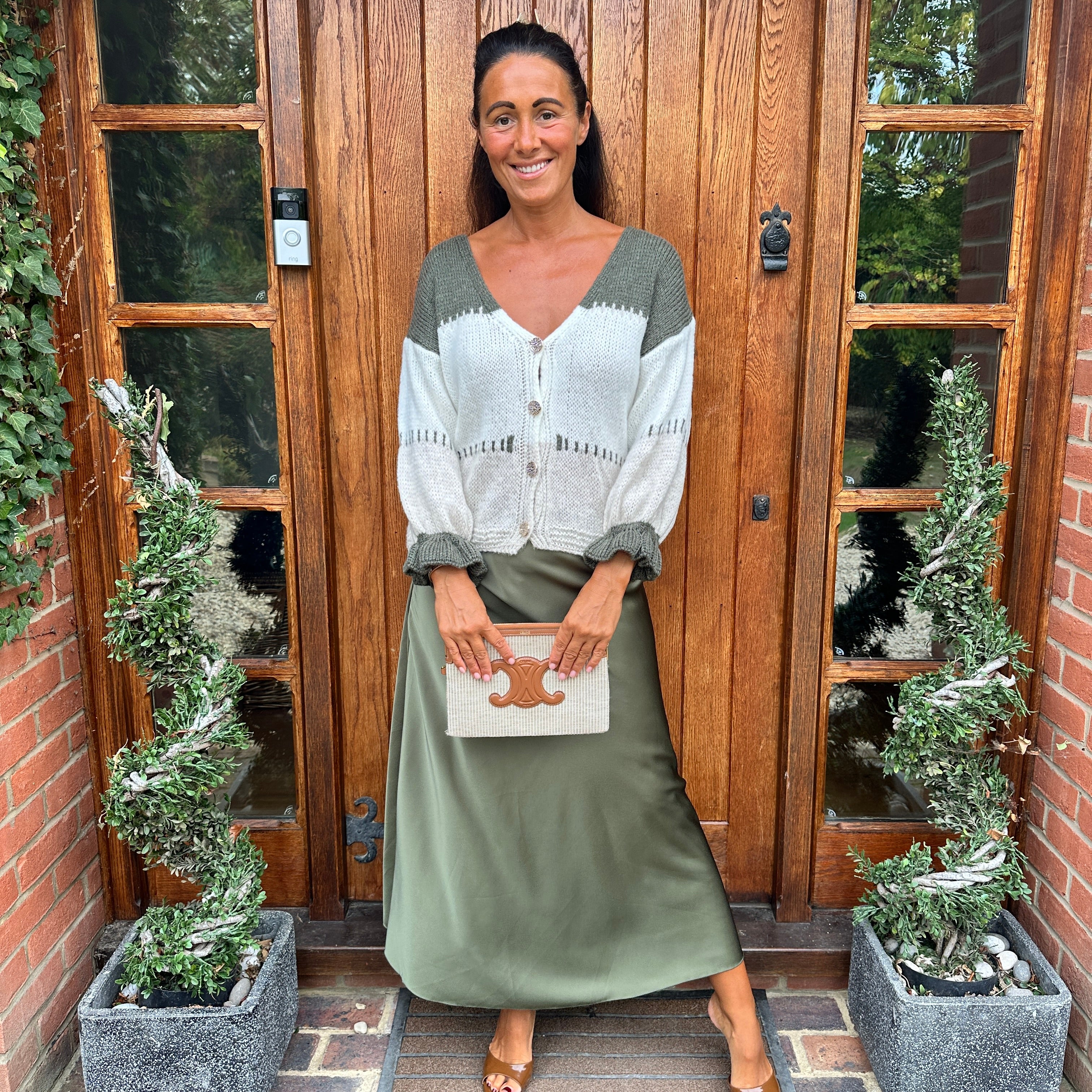 Benji Satin Skirt - Blush Boutique Essex