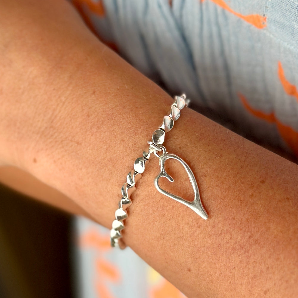 Single Heart Bracelet - Blush Boutique Essex