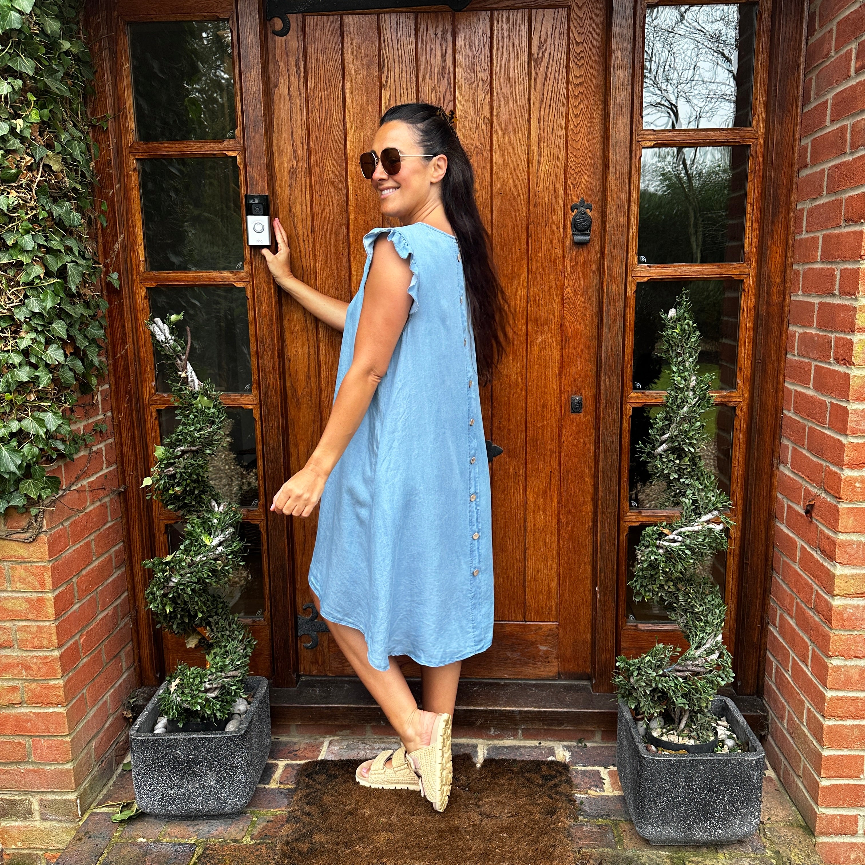 Dulce Denim Dress - Blush Boutique Essex