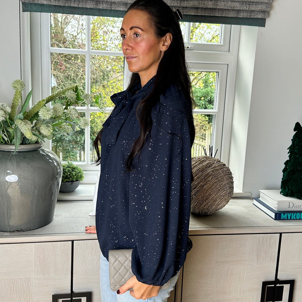 Celine Pussy Bow Shirt