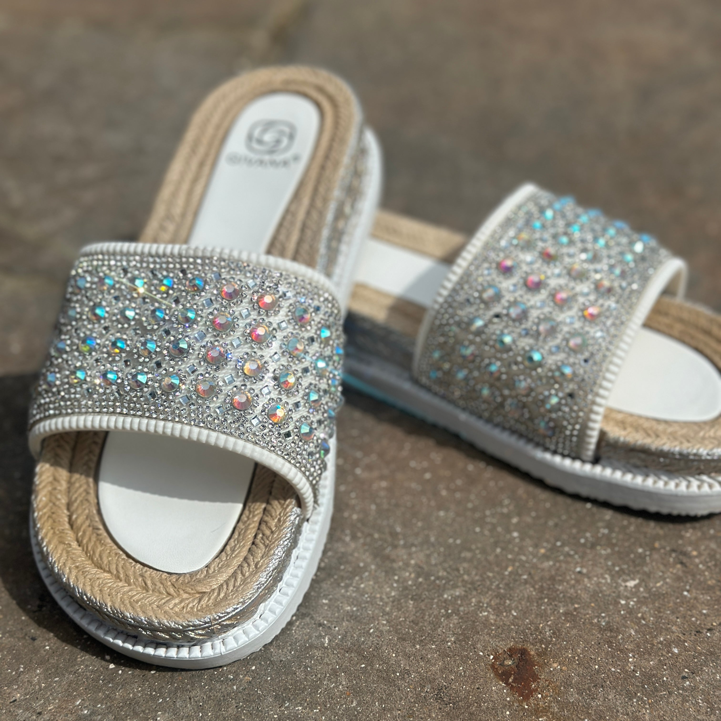 Crystal Sandal Blush Boutique Essex