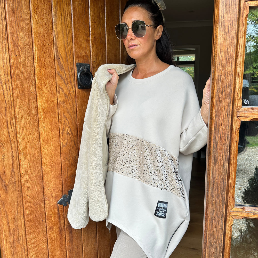 Taylor Sequin Sweatshirt