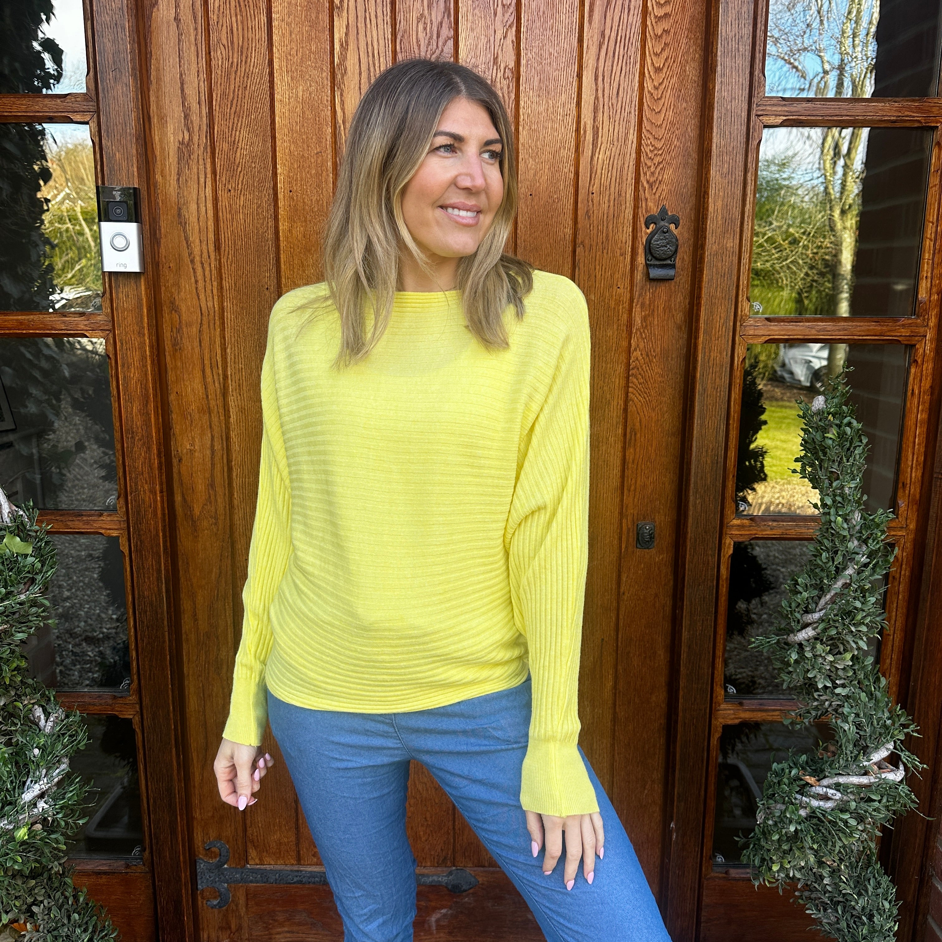 Sammie Ribbed Jumper - Blush Boutique Essex